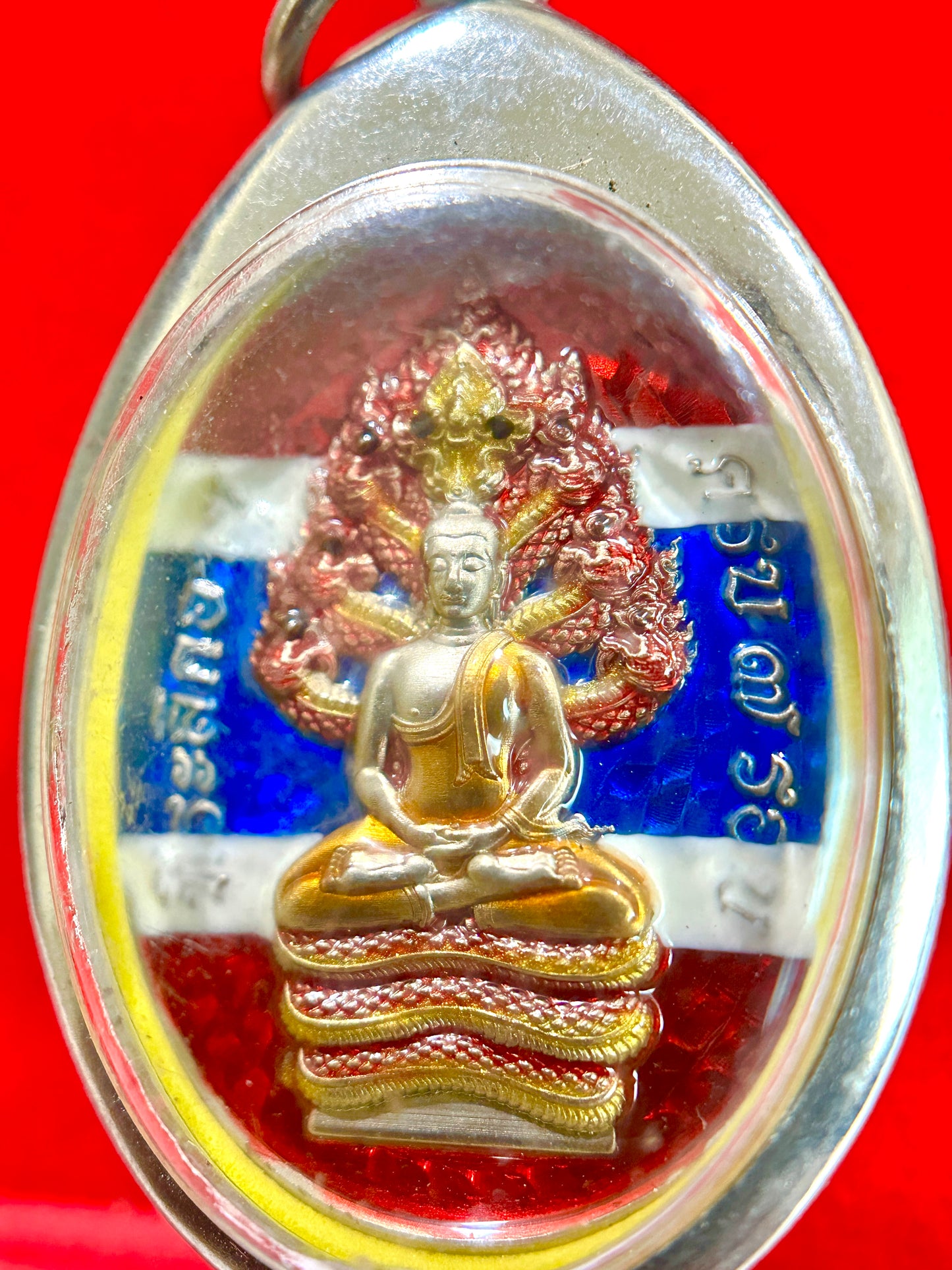 Naga-Protected Buddha of Thailand (Silver)
