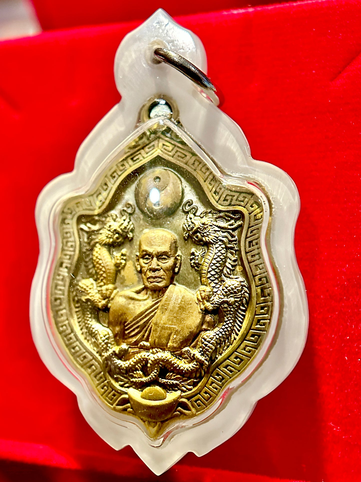 Twin Dragon Wealth & Hanuman Guardian Amulet
