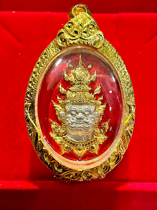 Tao Wessuwan & Phra Vishnu Amulet (Red Flame Edition)