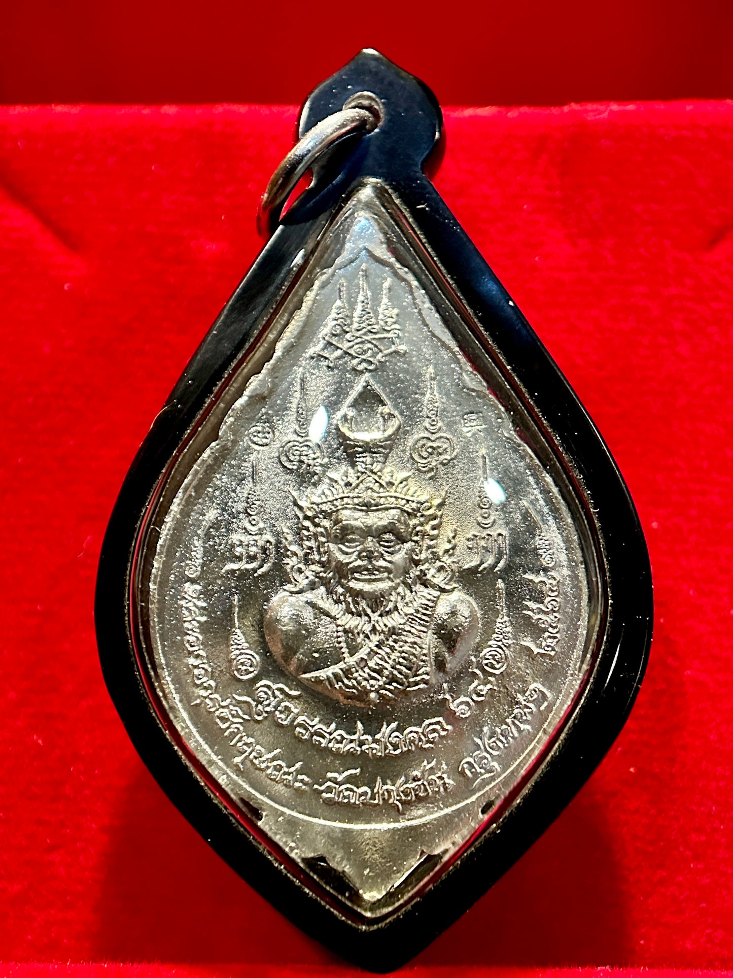 Tao Wessuwan & Lersi Divine Guardian Amulet (Tri-Color Black Edition)