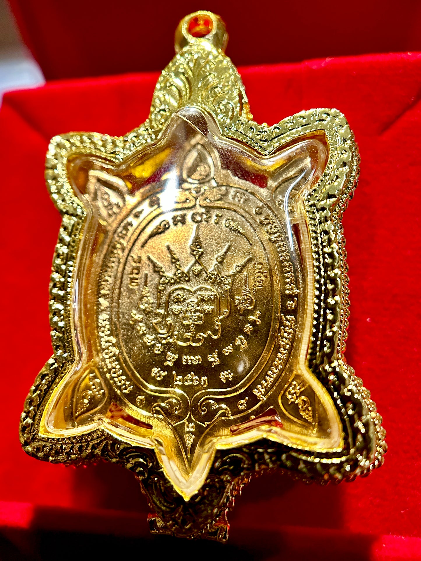 Phra Kring Maha Mongkol Turtle Amulet (Gold Edition)