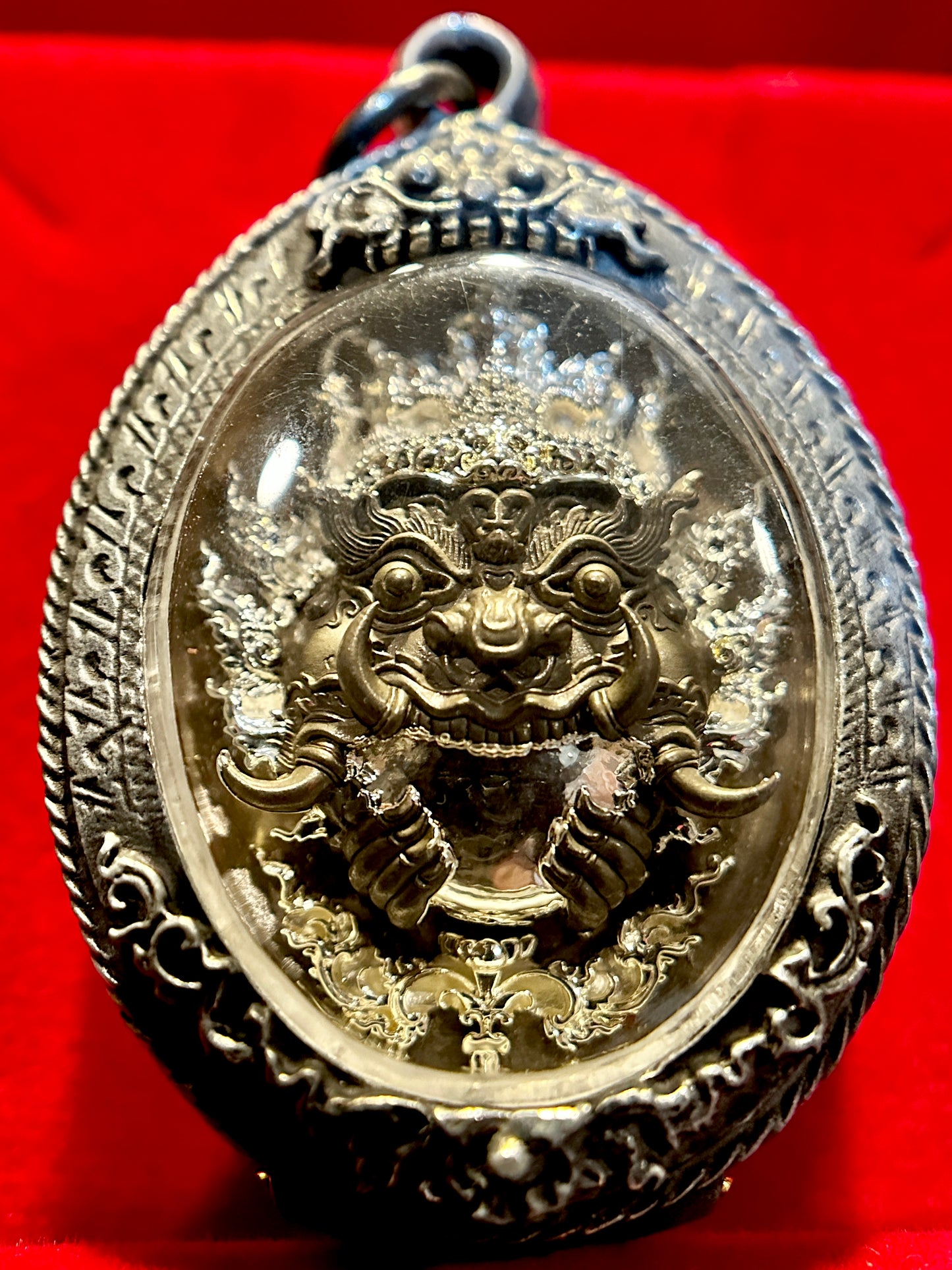 Rahu Devourer of Darkness & Yin–Yang Cosmic Balance (Blackened Silver Edition)