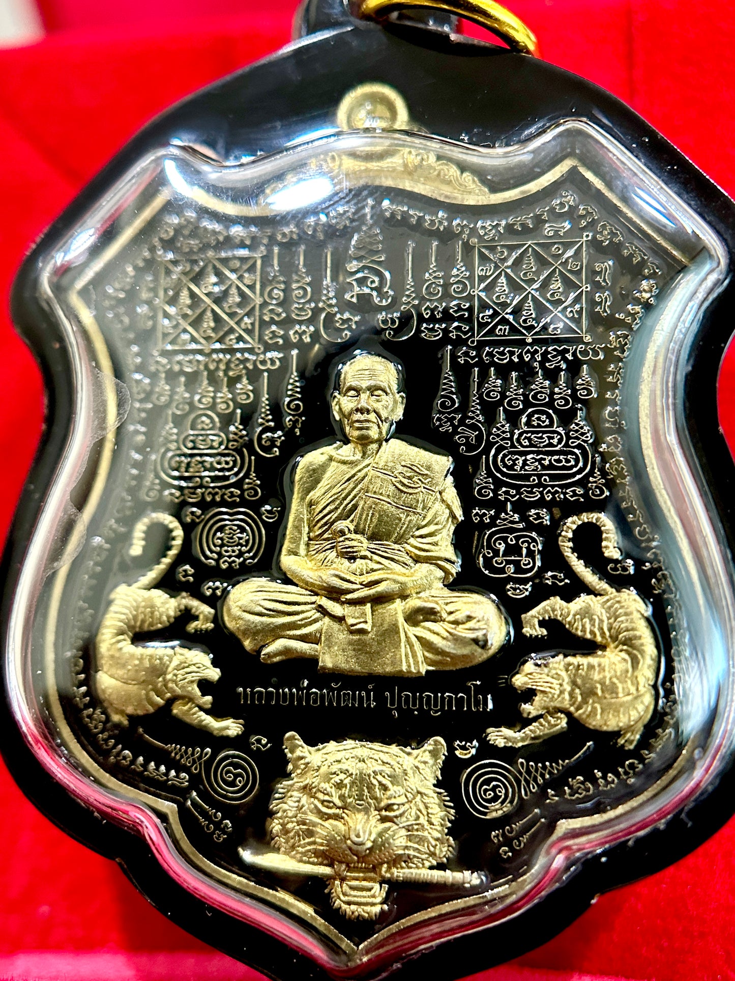 Luang Phor Phat Black Tiger Guardian Amulet