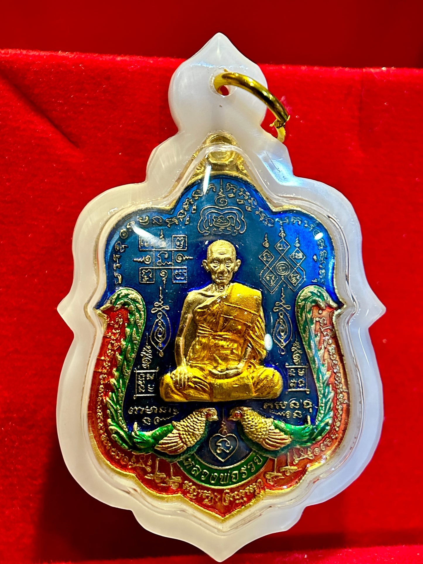 Luang Phor Ruay – Twin Rooster Blessing