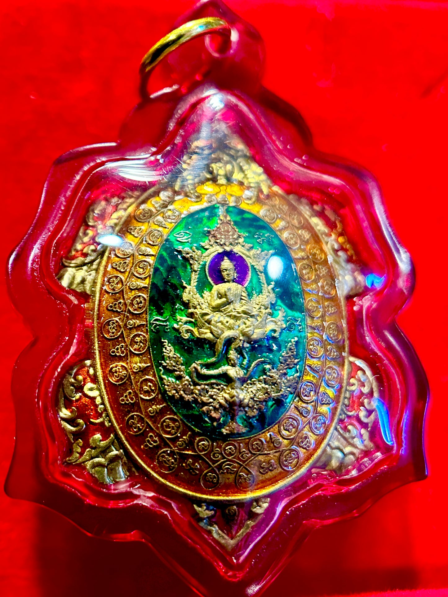 Turtle Shield of Wisdom (Green & Orange)