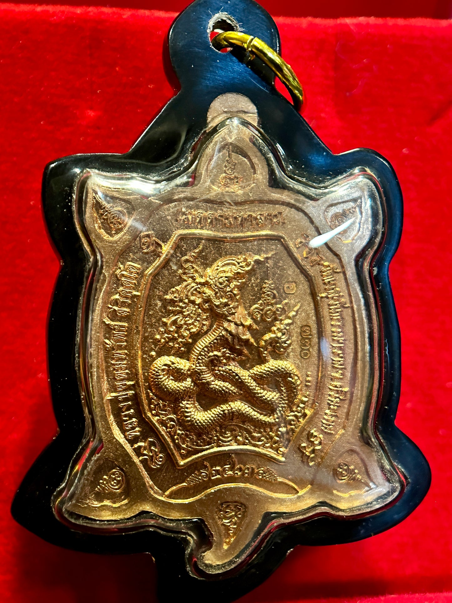 Luang Pu Udomsap Turtle (Purple/Copper)