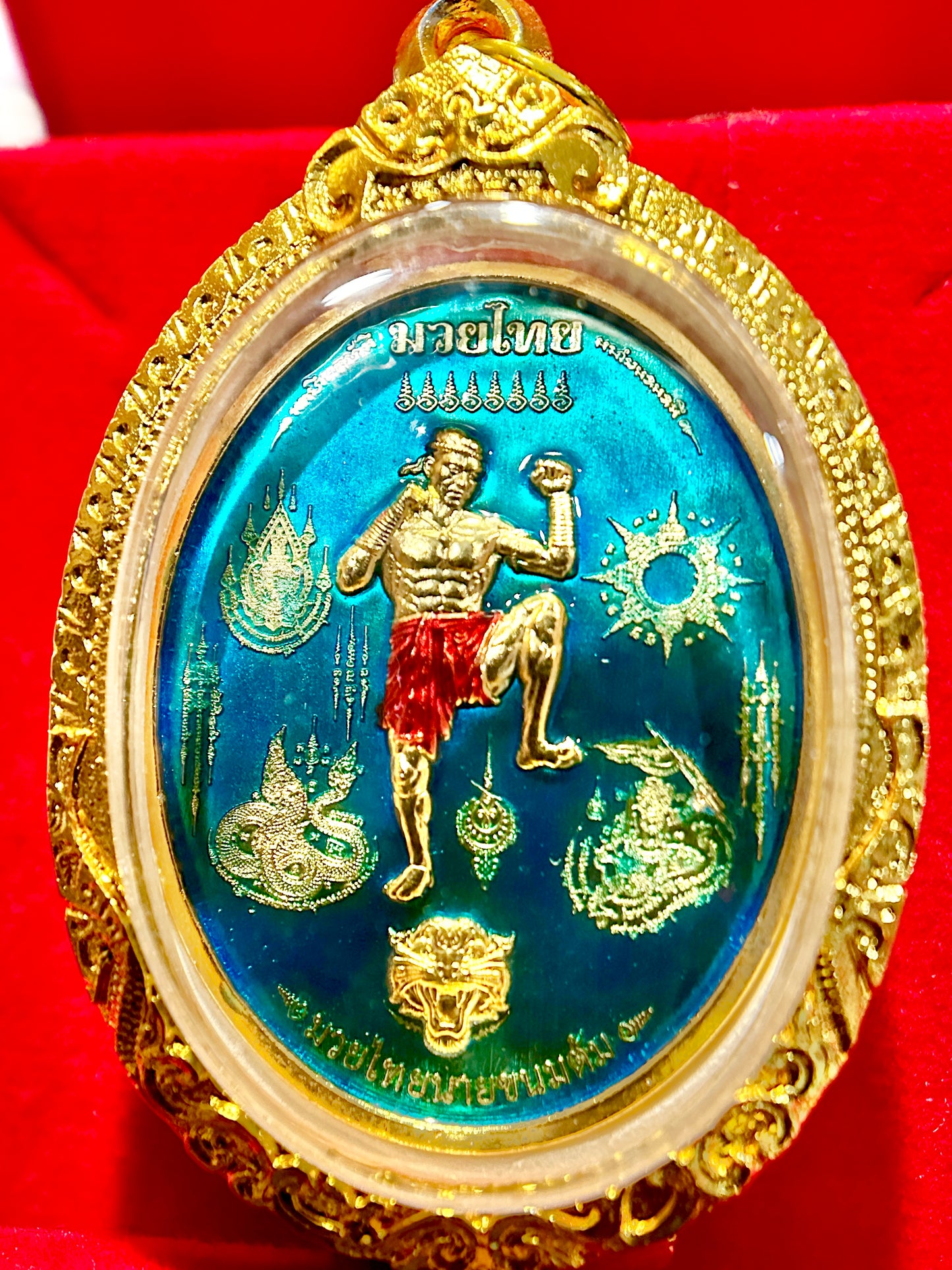 Nai Khanom Tom Signature Amulet (Ocean Blue & Gold Edition)