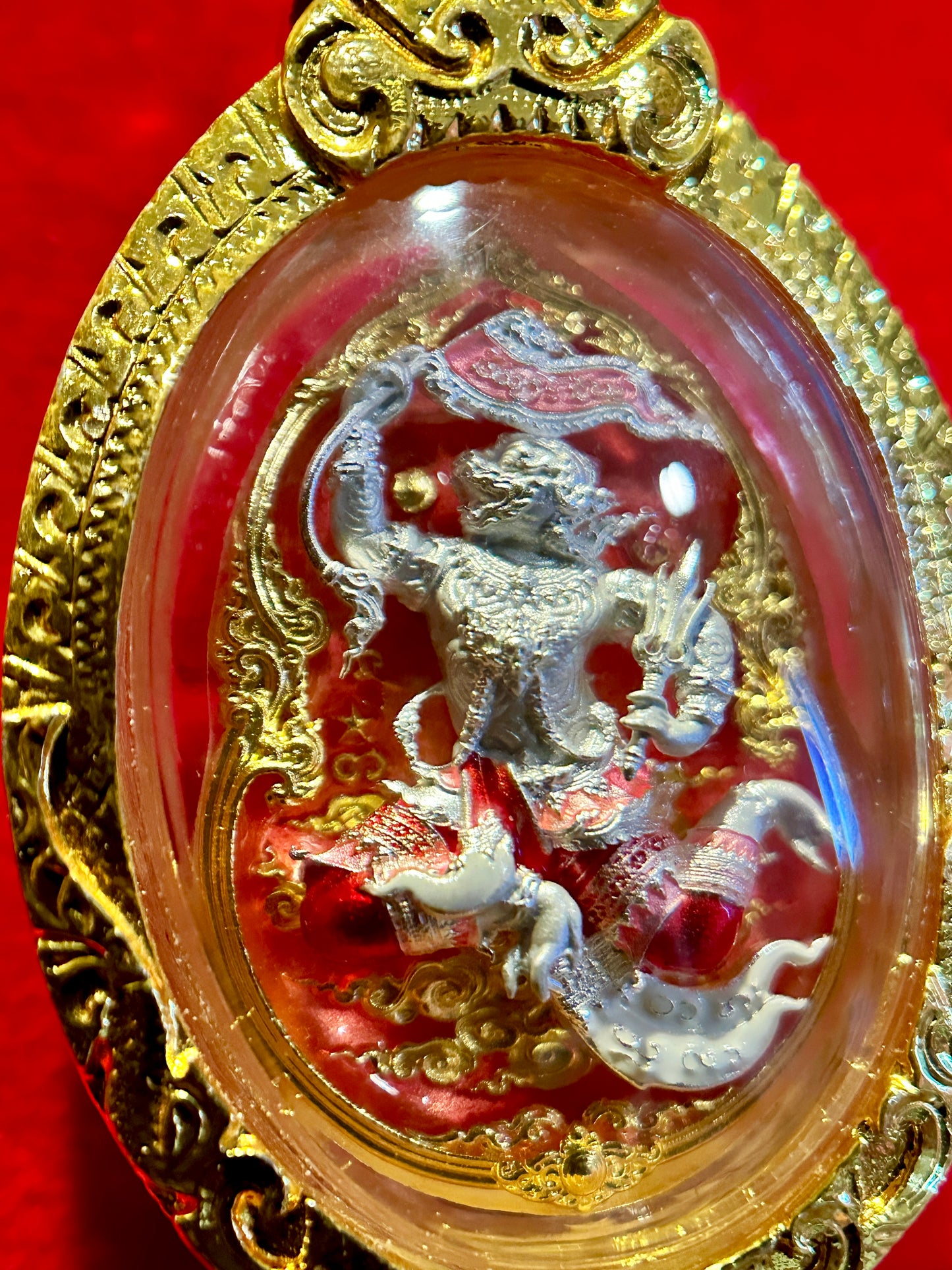 Hanuman Banner & Trident Amulet