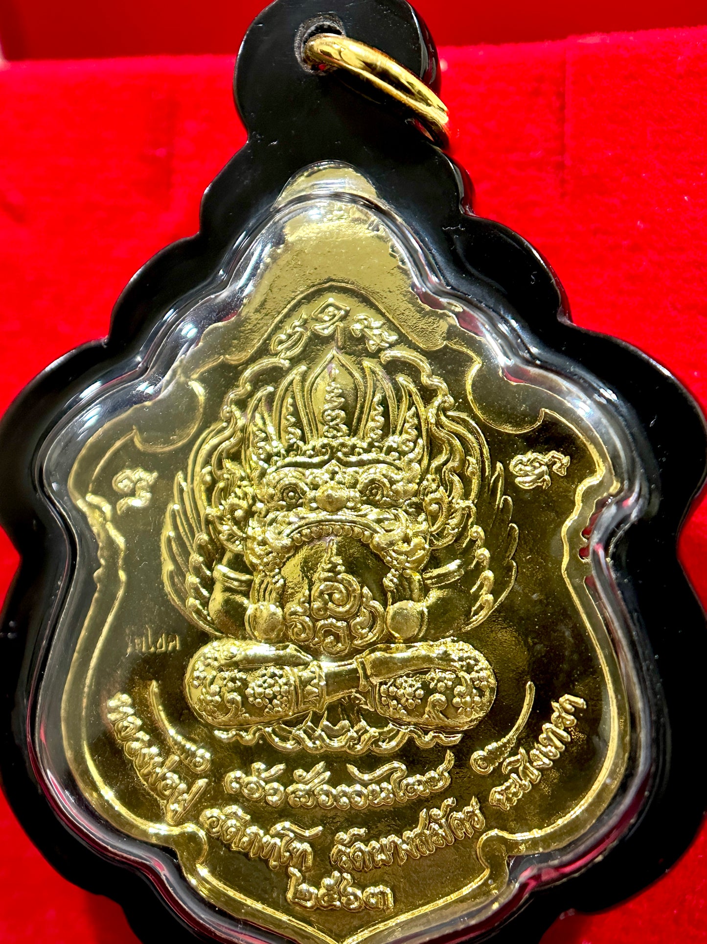 Garuda & Rahu Royal Crest (Red/Gold)