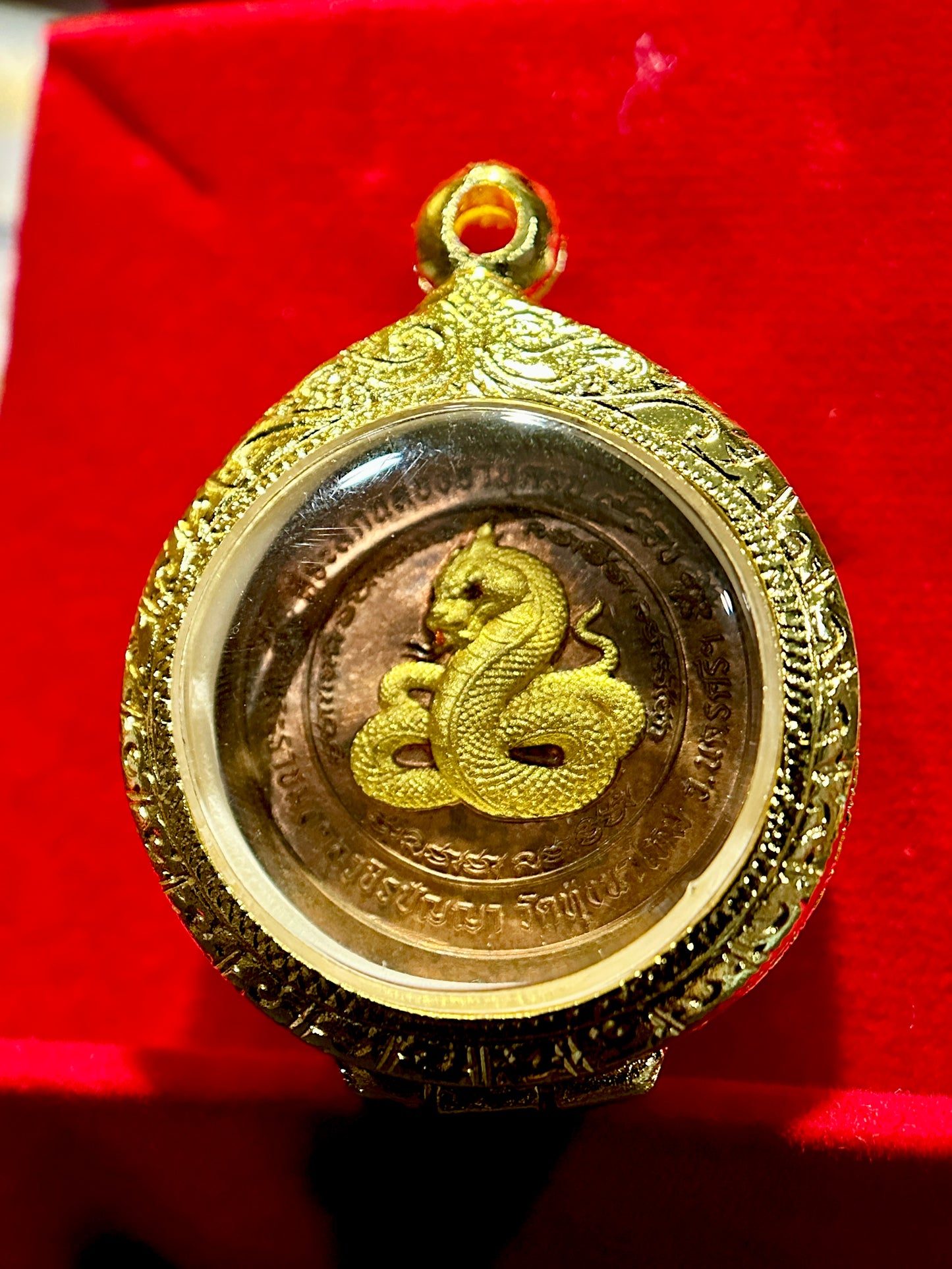 Chok Dee Serpent King of Fortune (Brown & Gold)