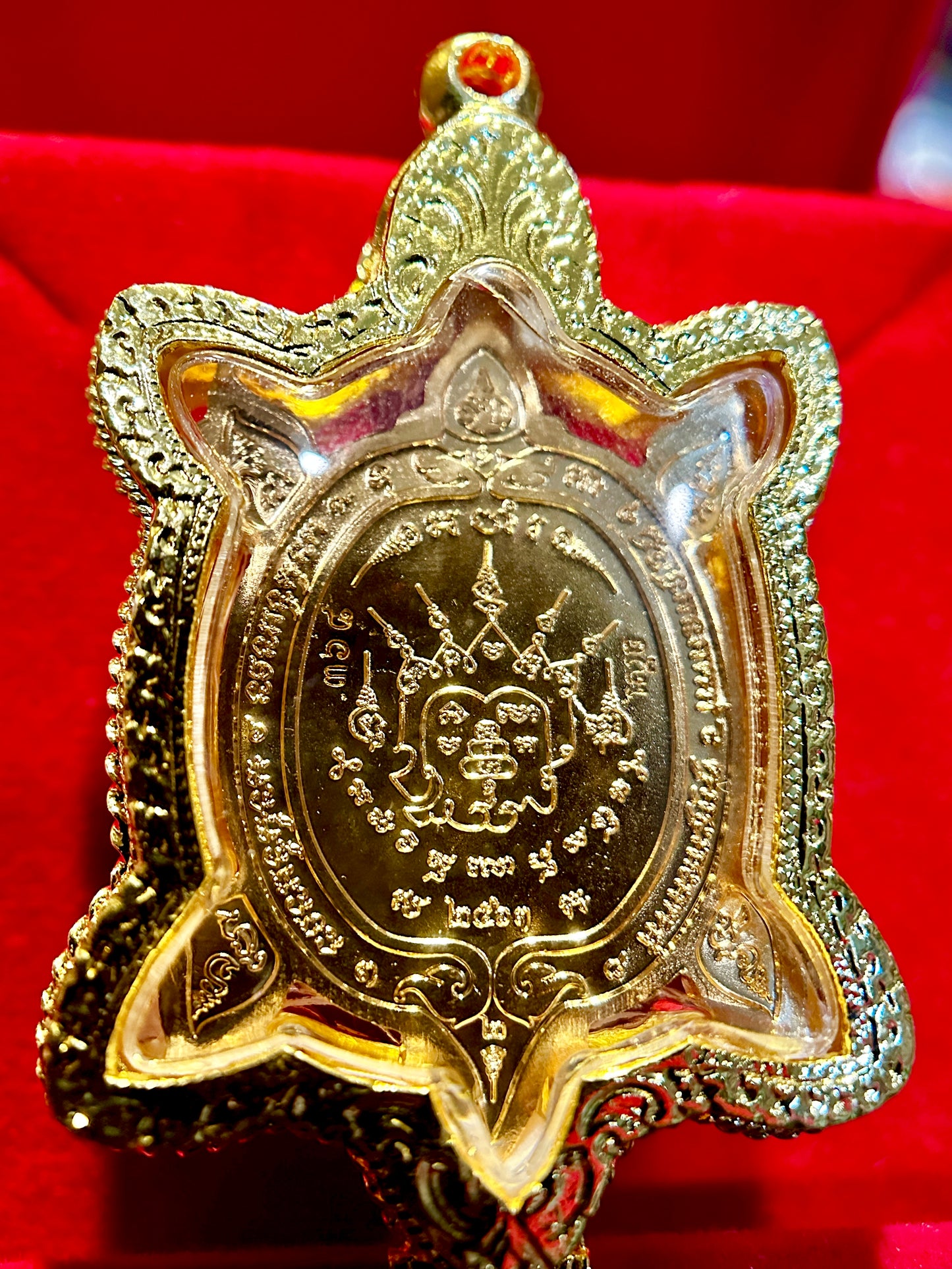 Phra Kring Maha Mongkol Turtle Amulet (Gold Edition)