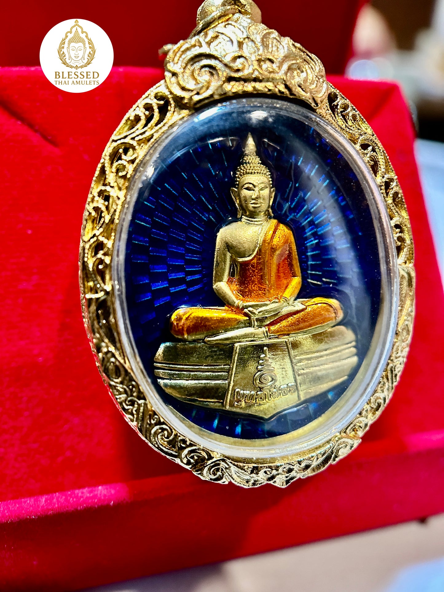 Golden Buddha Radiance (Blue)
