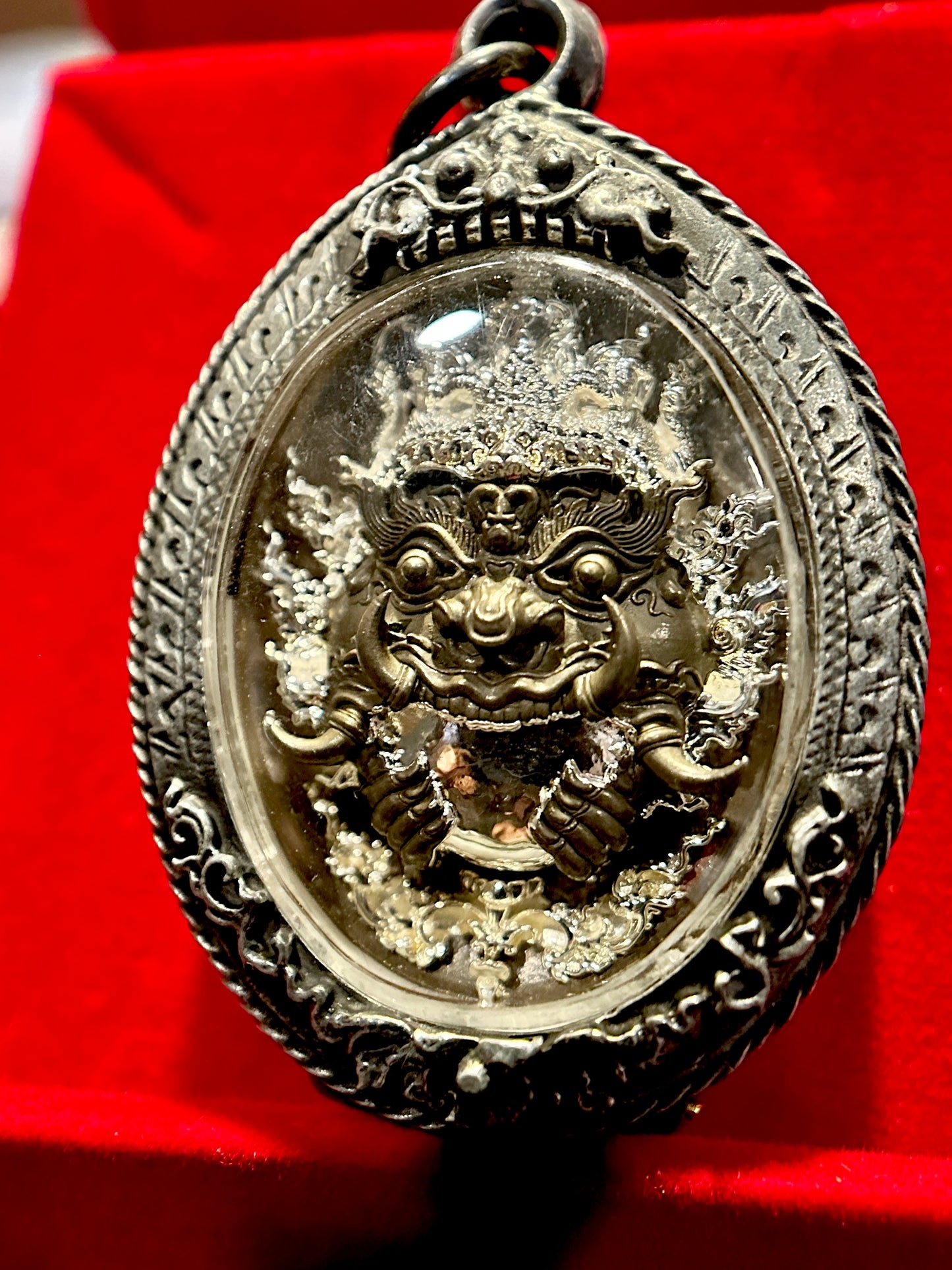 Rahu Devourer of Darkness & Yin–Yang Cosmic Balance (Blackened Silver Edition)