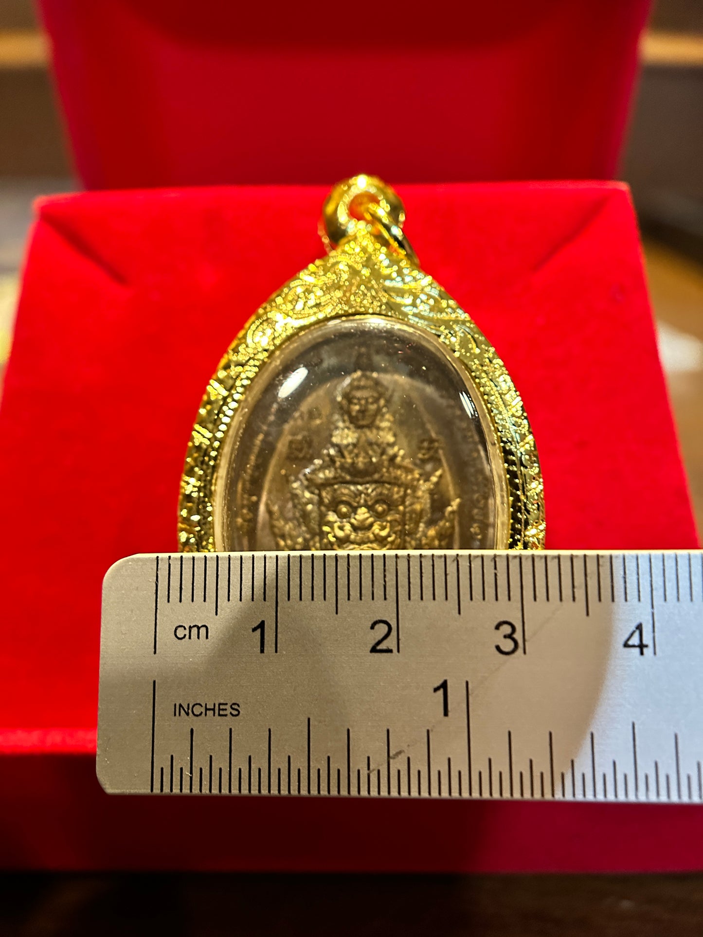 Tao Wessuwan & Phra Phrom Protection Amulet (Purple)
