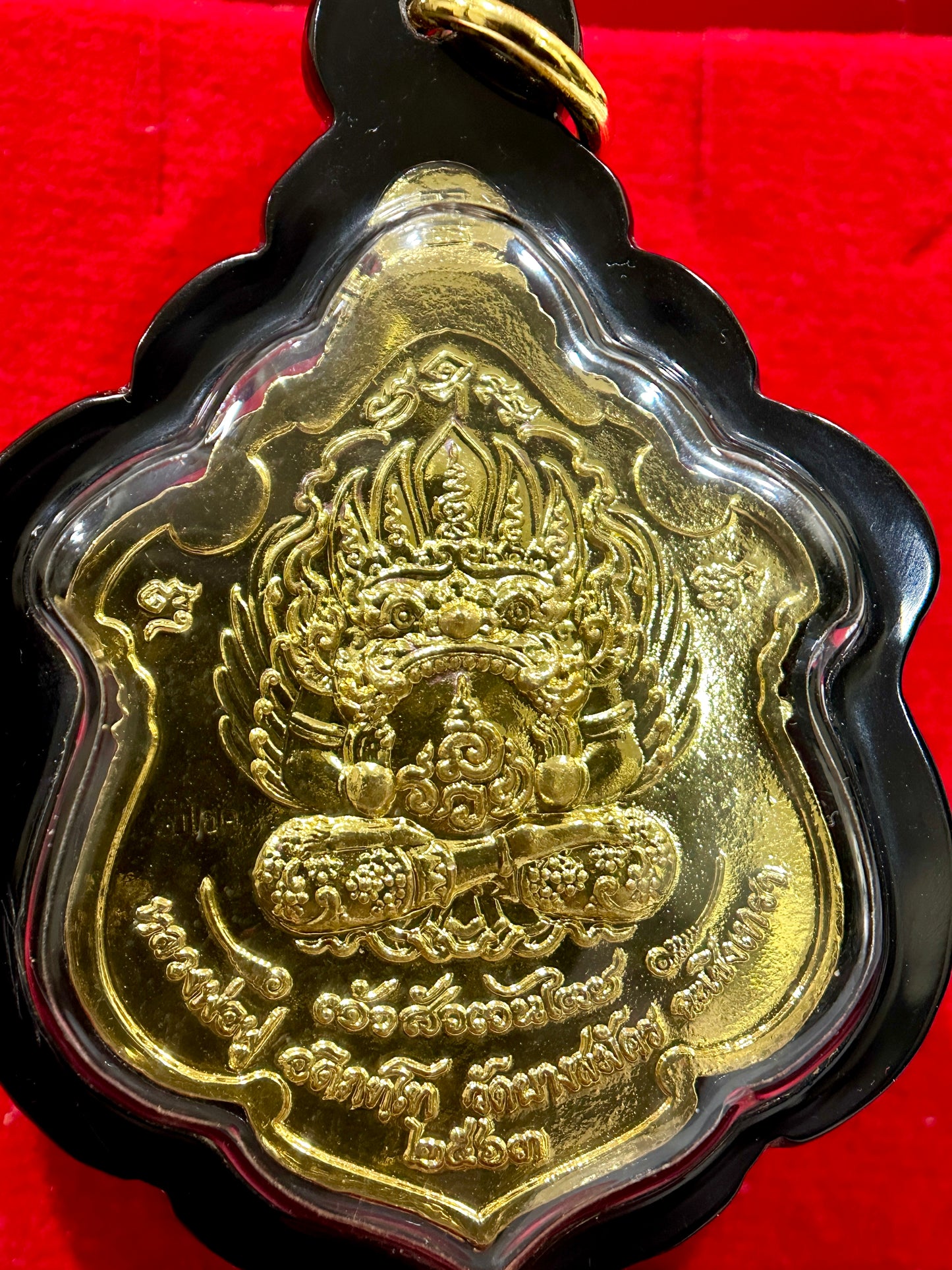 Garuda & Rahu Royal Crest (Red/Gold)
