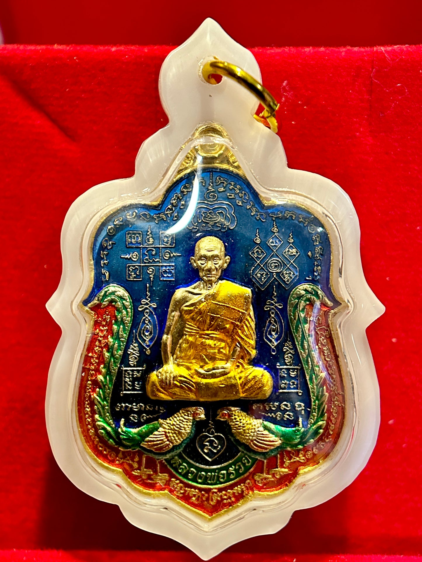 Luang Phor Ruay – Twin Rooster Blessing