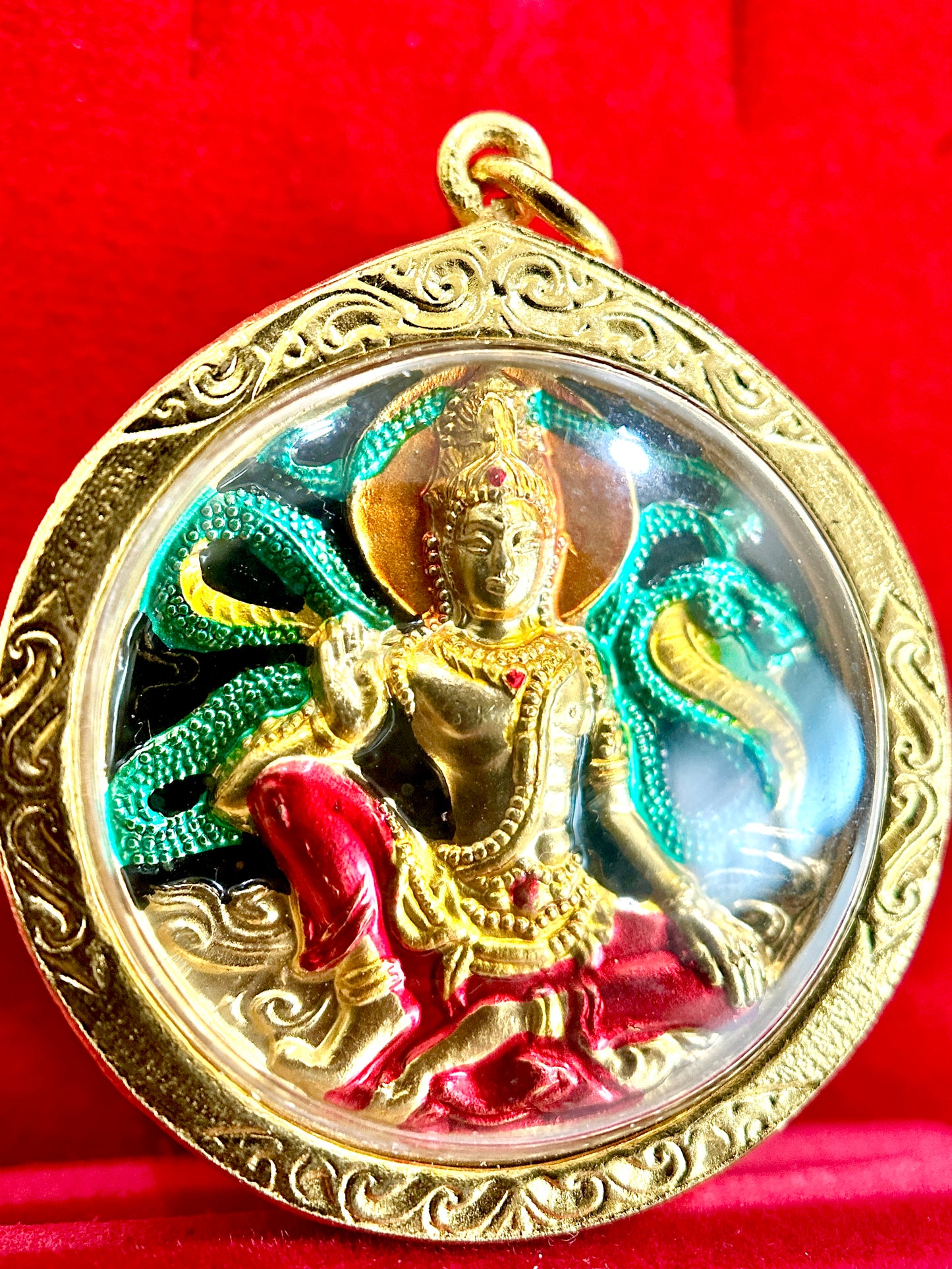 Naga Protected Bodhisattva (Multicolor)