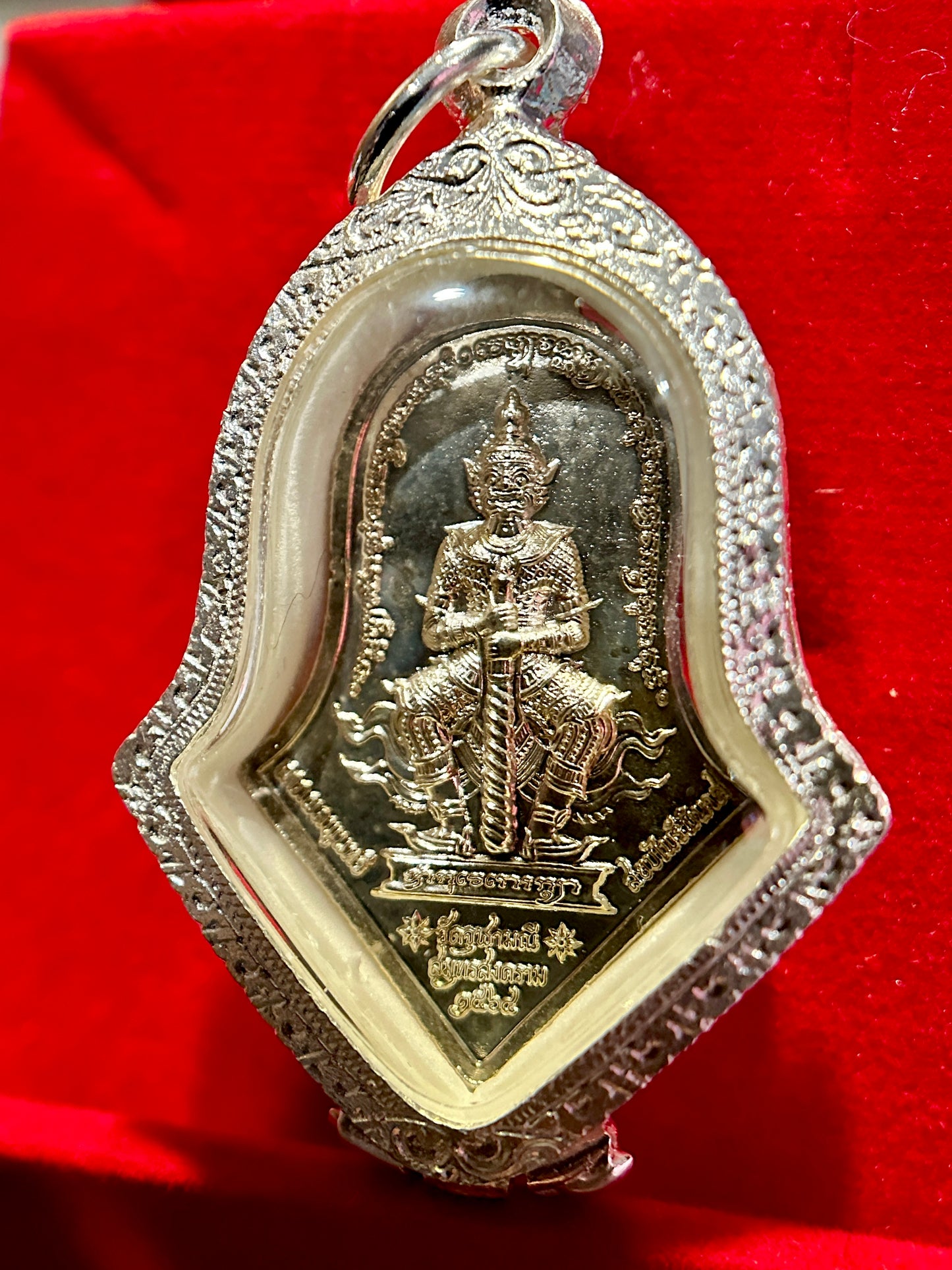 Silver Buddha & Tao Wessuwan Protection