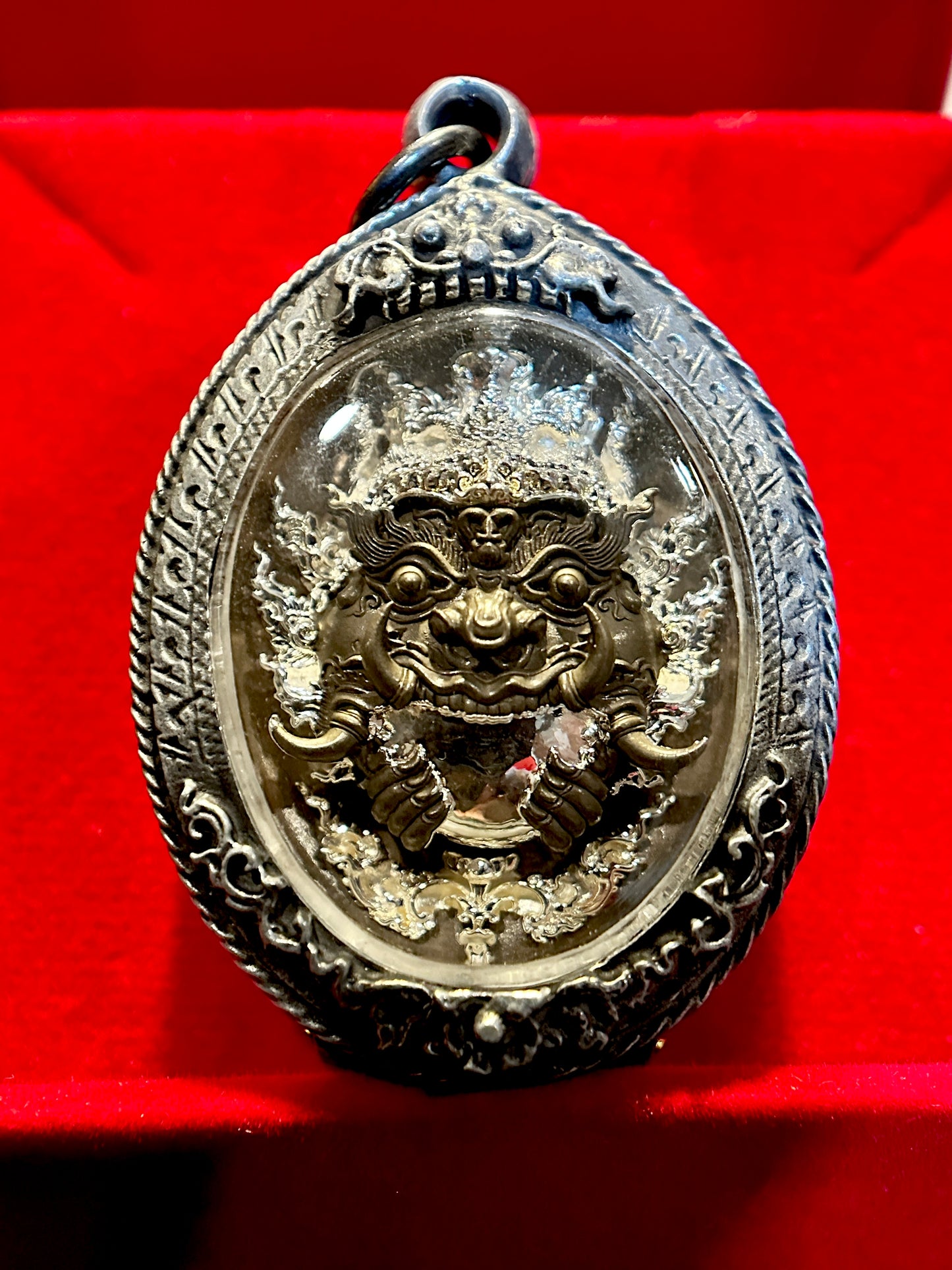 Rahu Devourer of Darkness & Yin–Yang Cosmic Balance (Blackened Silver Edition)