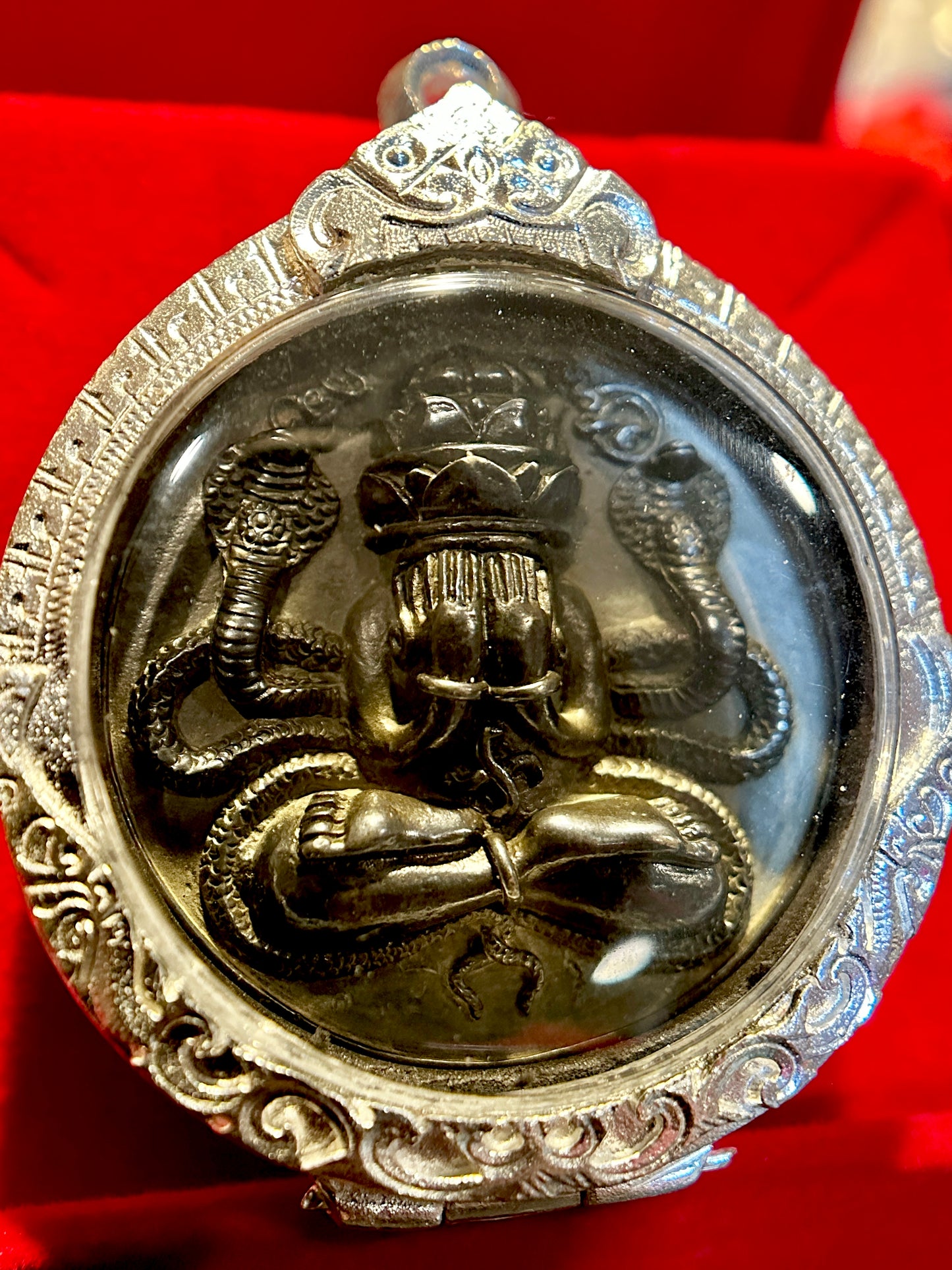 Phra Pidta Serpent King (Blackened Bronze Edition)