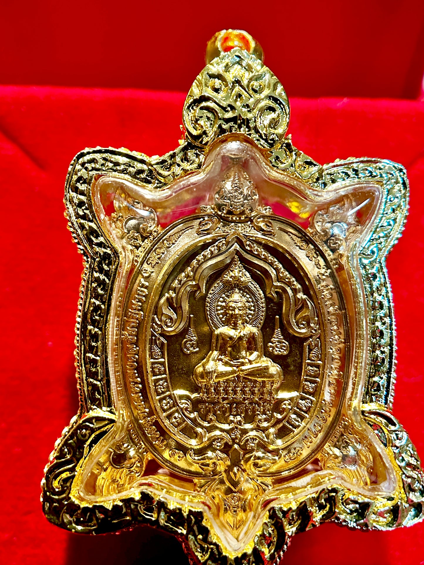 Phra Kring Maha Mongkol Turtle Amulet (Gold Edition)