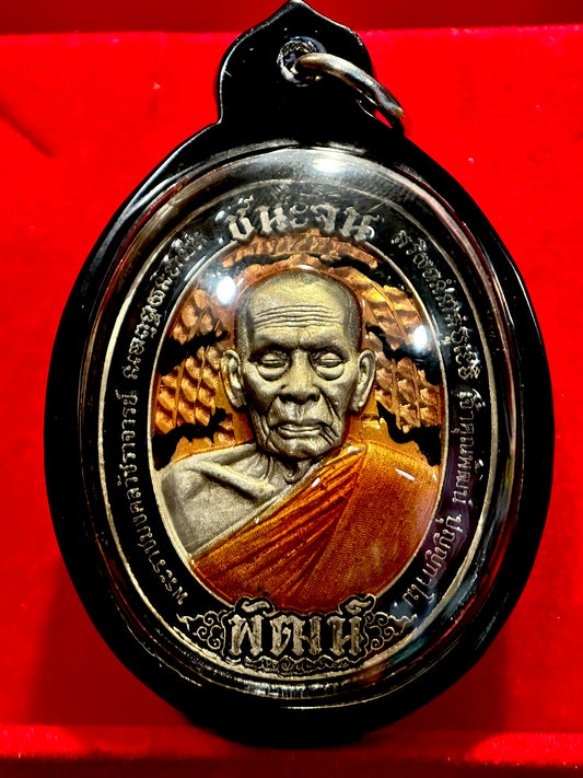 Luang Phor Phat & Tao Wessuwan (Orange/Black)