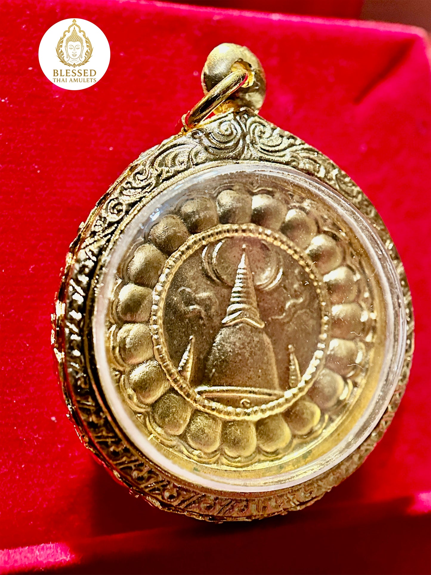 Naga-Protected Bodhisattva (Blue/Gold)