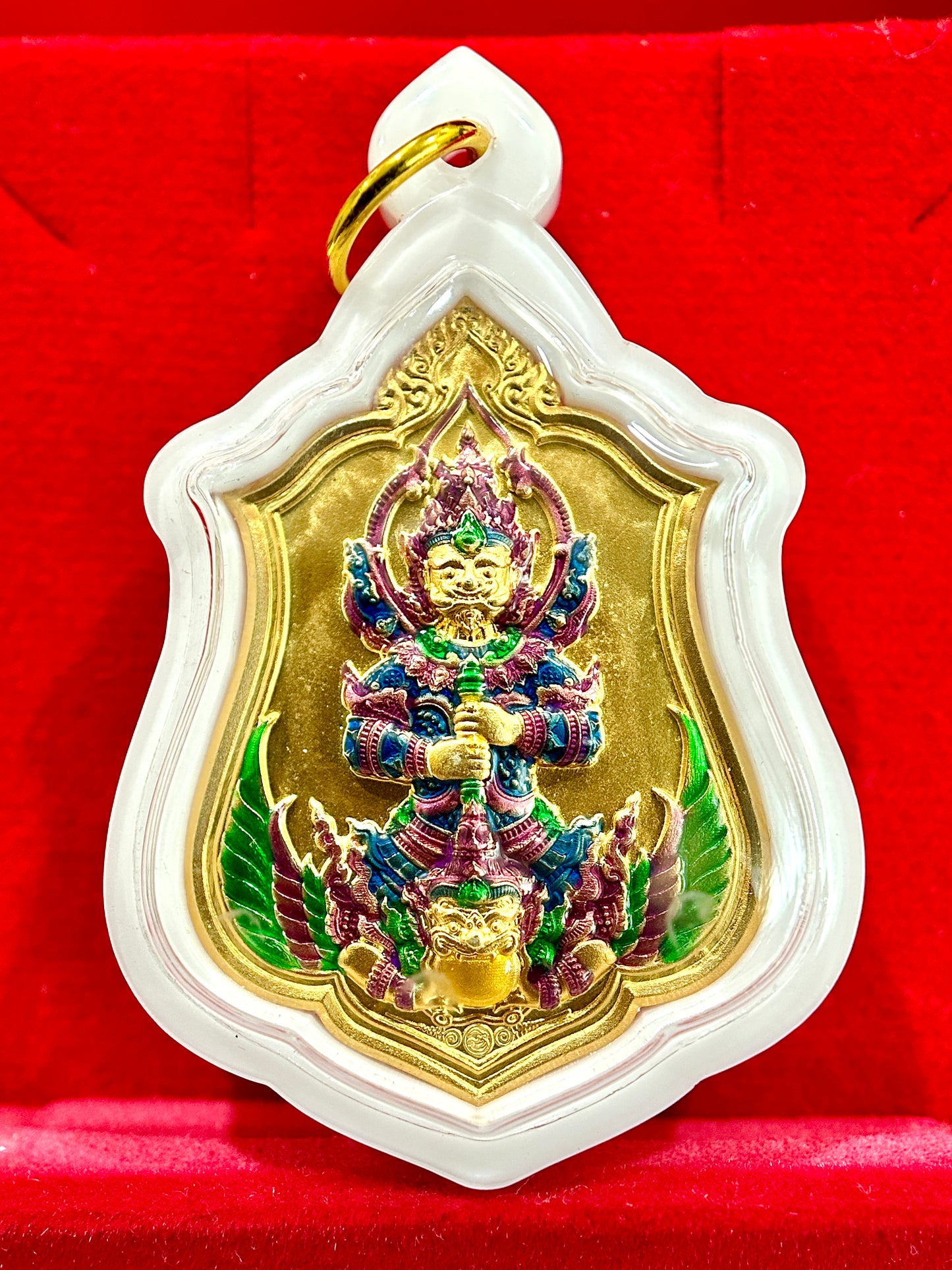 Erawan & Tao Wessuwan Treasure Guardian Amulet