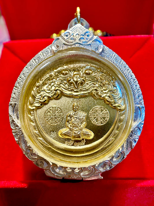 Golden Rahu & Monk Fortune (Double Sided)