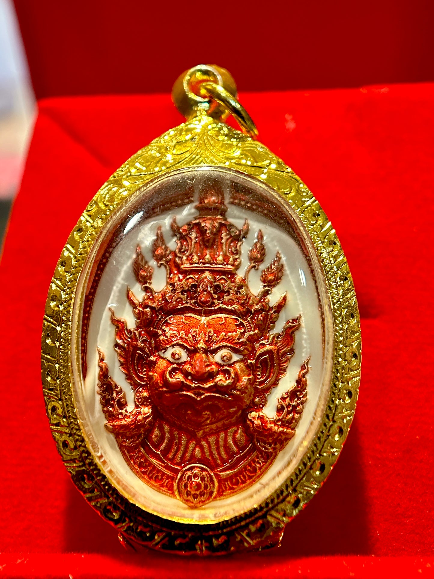 Double-Face Tao Wessuwan Guardian Amulet