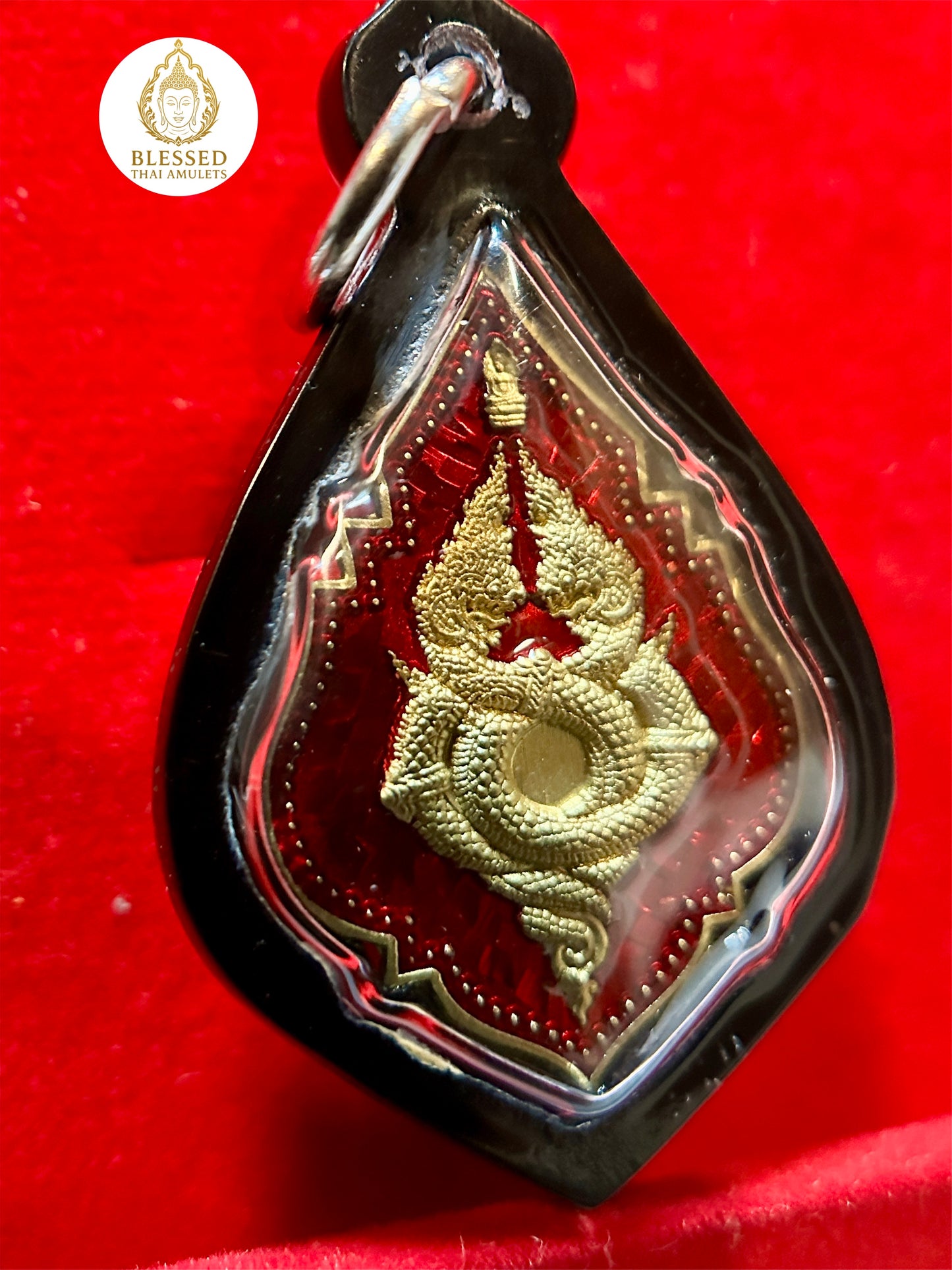 Twin Naga Eye of Protection (Red/Gold)
