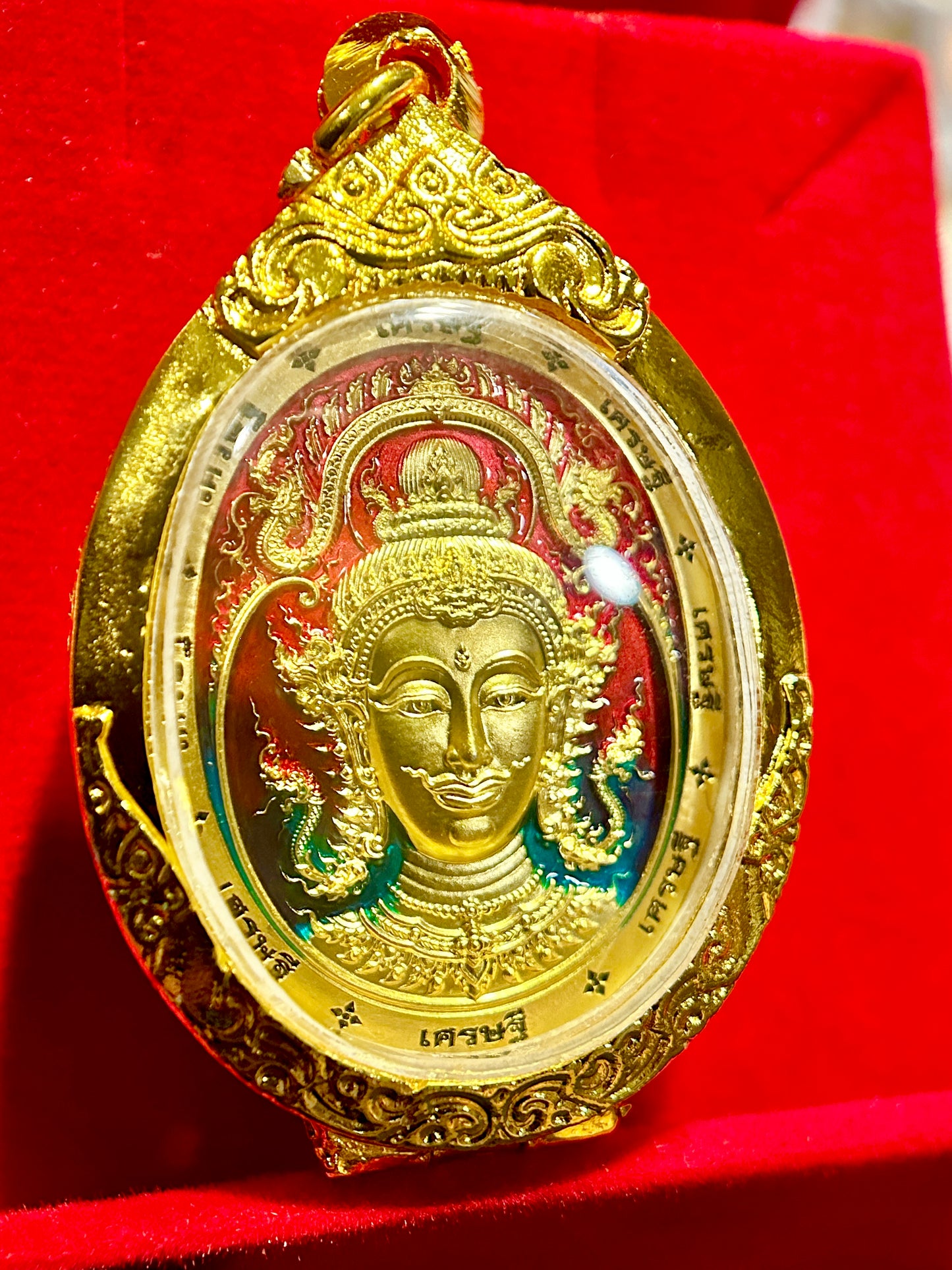 Phra Maha Setthi & Naga Serpent King (Red/Blue)