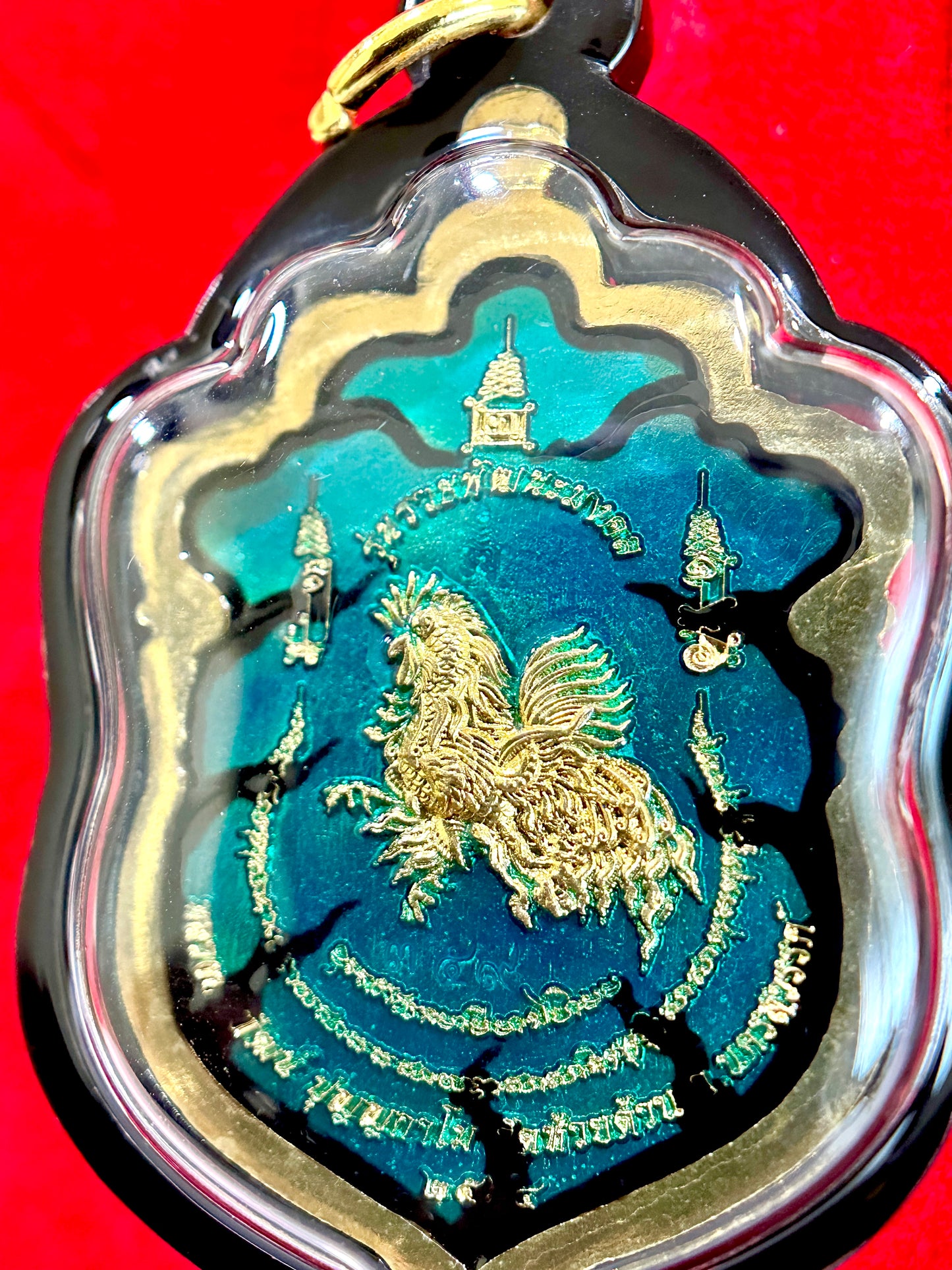Luang Phor Phat & Sacred Rooster (Emerald Guardian Edition)