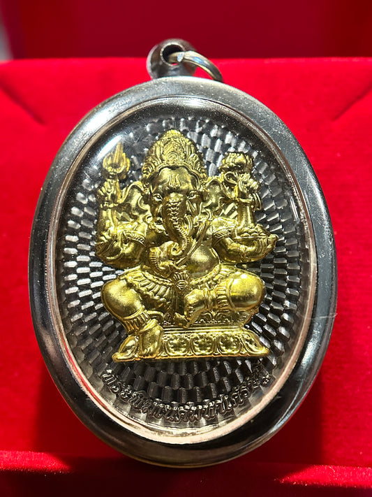 Ganesha Maha Ruesi Om Yantra (Gold)