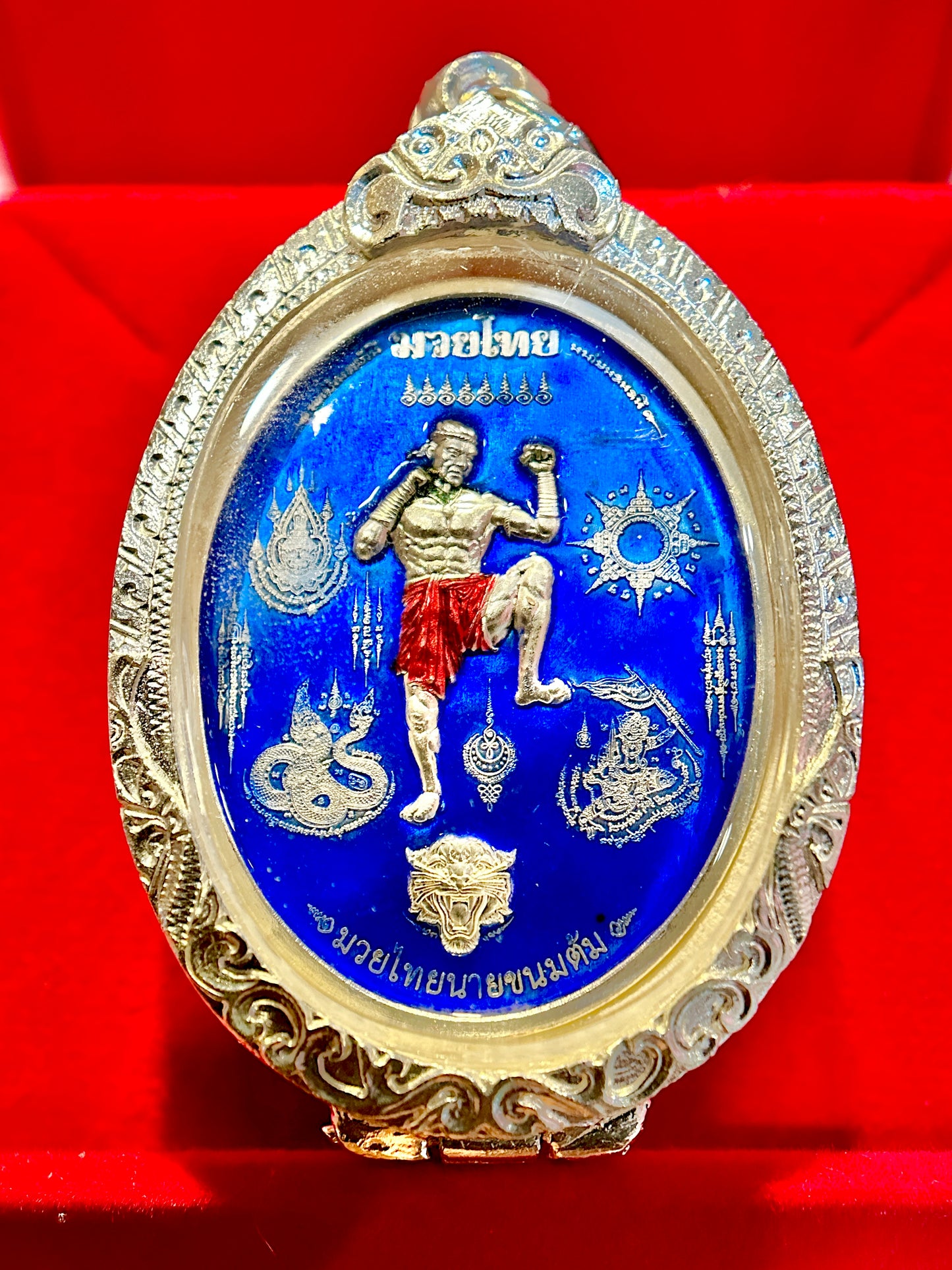 Nai Khanom Tom Signature Amulet (Blue & Silver Edition)