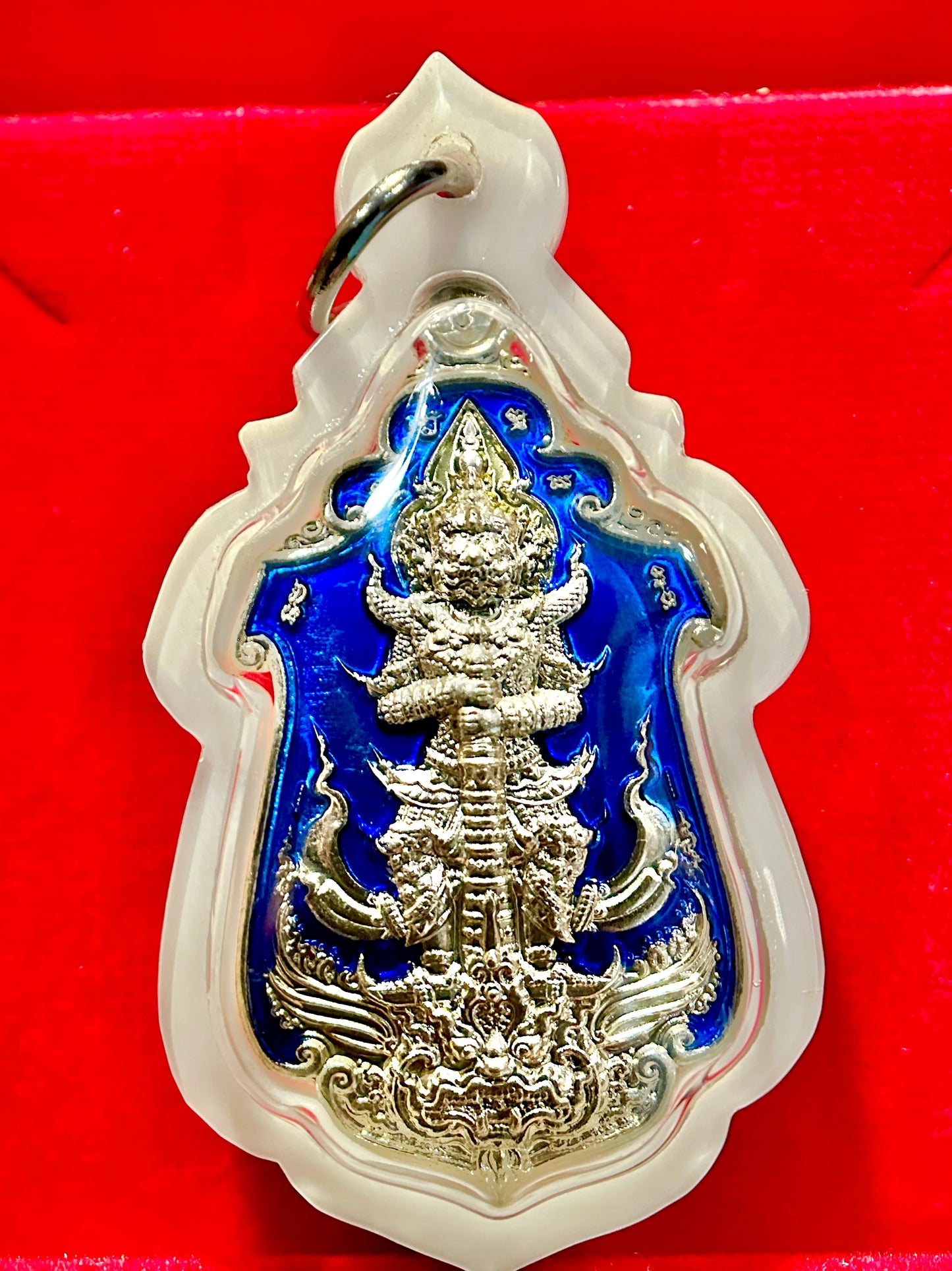 Tao Wessuwan Celestial Blue Guardian & Silver Shield (Sacred Pair)