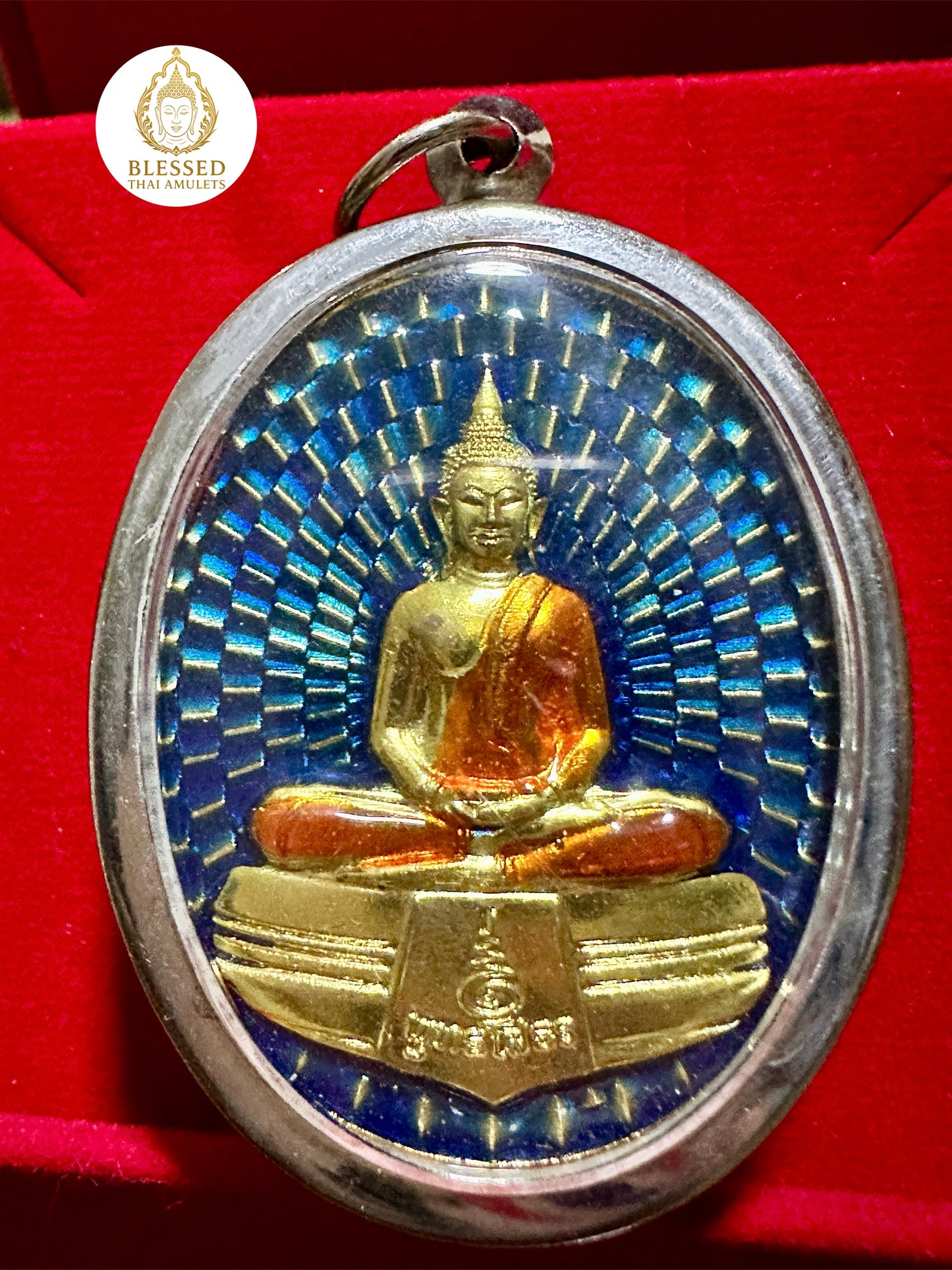 Golden Buddha Radiance (Light Blue)