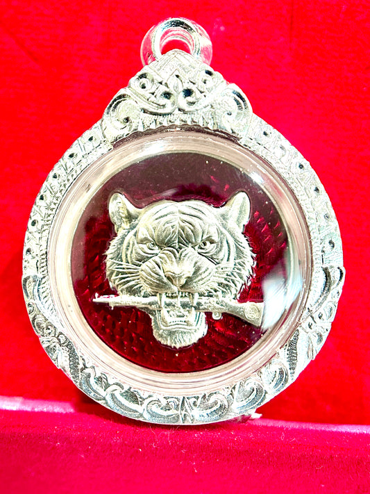 Tiger Warrior Guardian (Red & Silver)