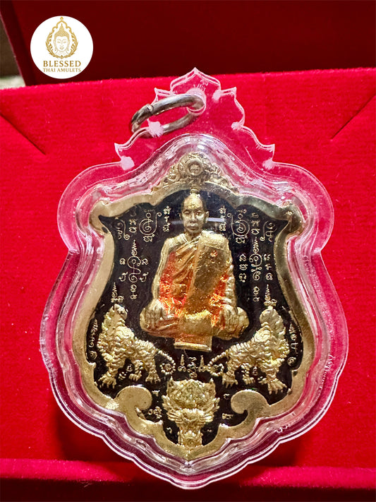 Luang Phor Chai Headless Tiger (Gold/Black)
