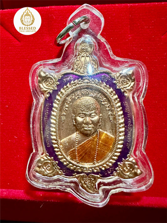Luang Pu Udomsap Turtle (Purple/Copper)