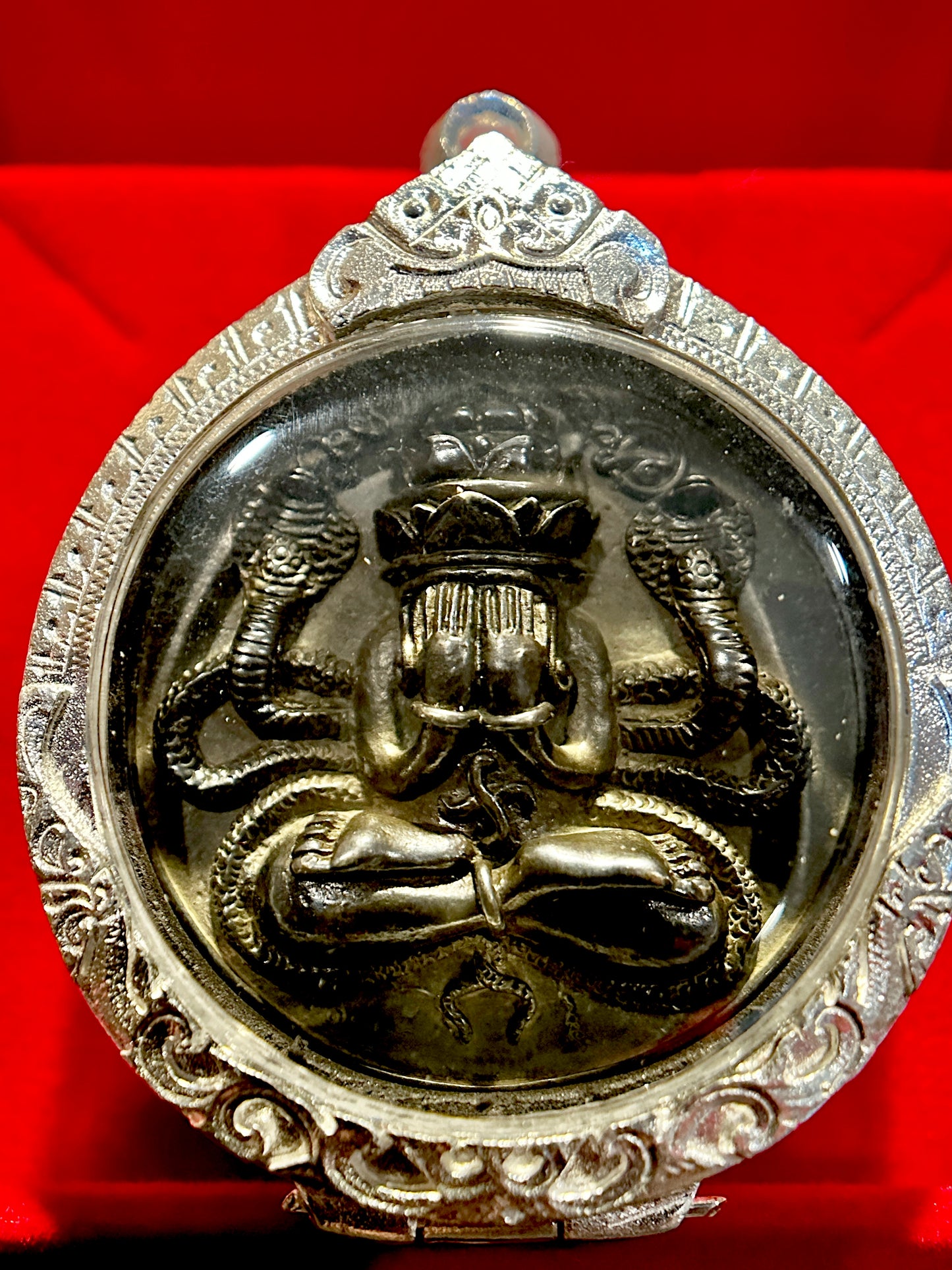 Phra Pidta Serpent King (Blackened Bronze Edition)