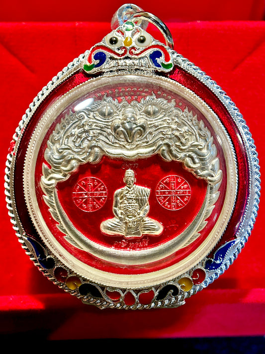 Silver Rahu & Fortune Amulet – Double-Sided Power and Protection