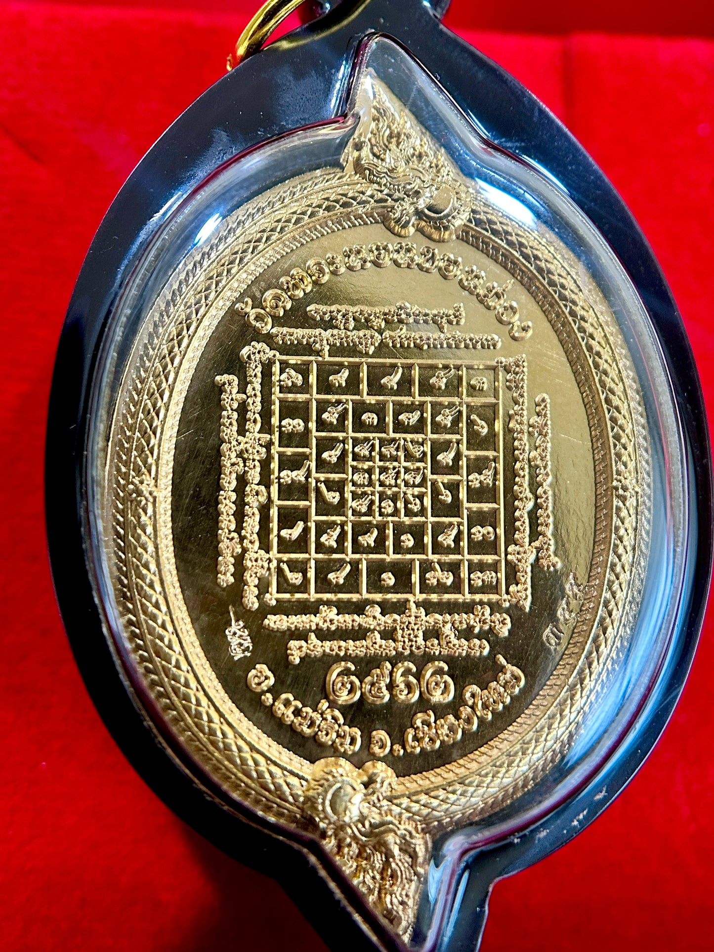 Tao Wessuwan with Naga-Encircled Yantra (Gold)
