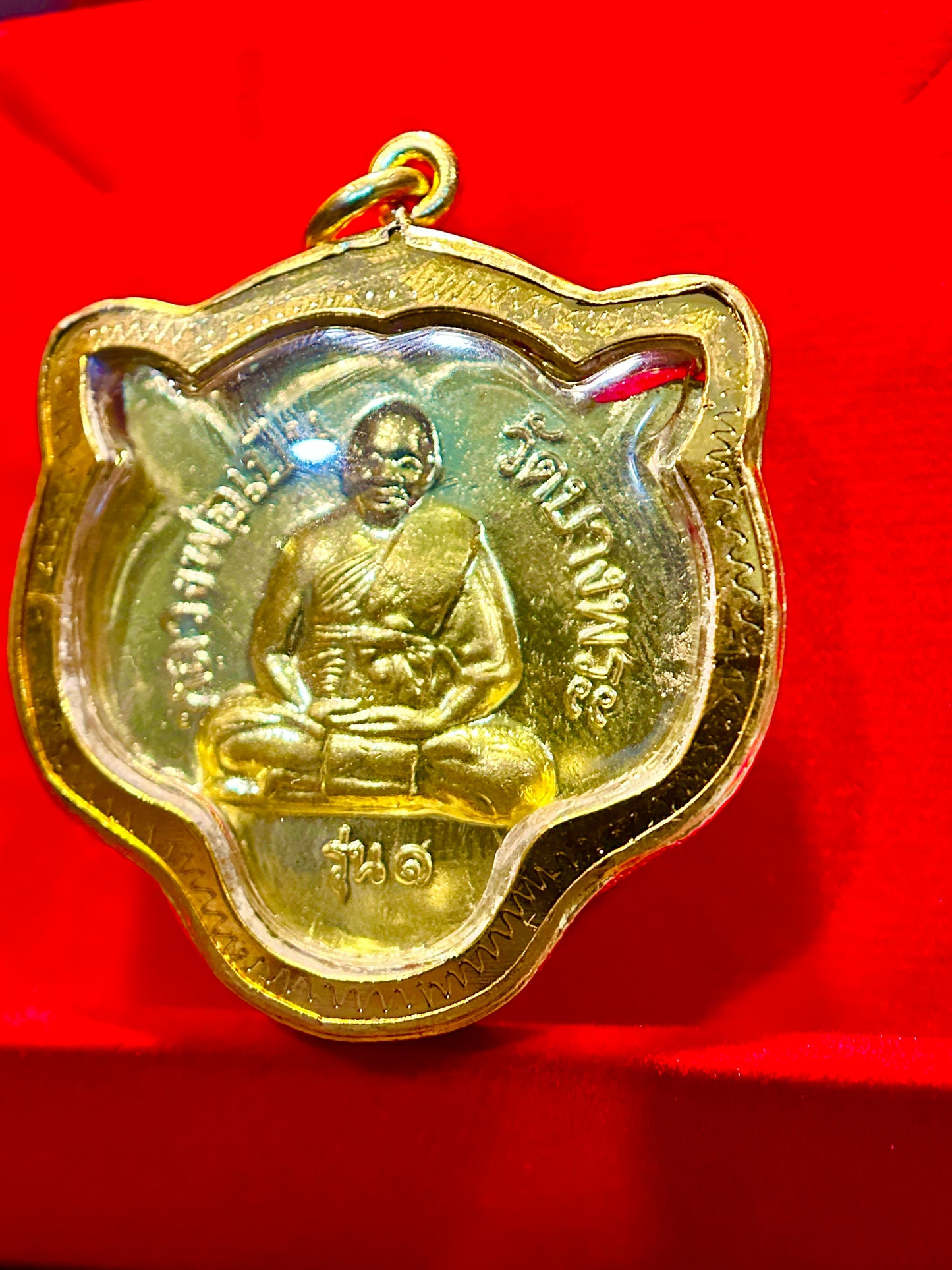 Tiger Spirit & Monk Blessing (Gold) Gold Case