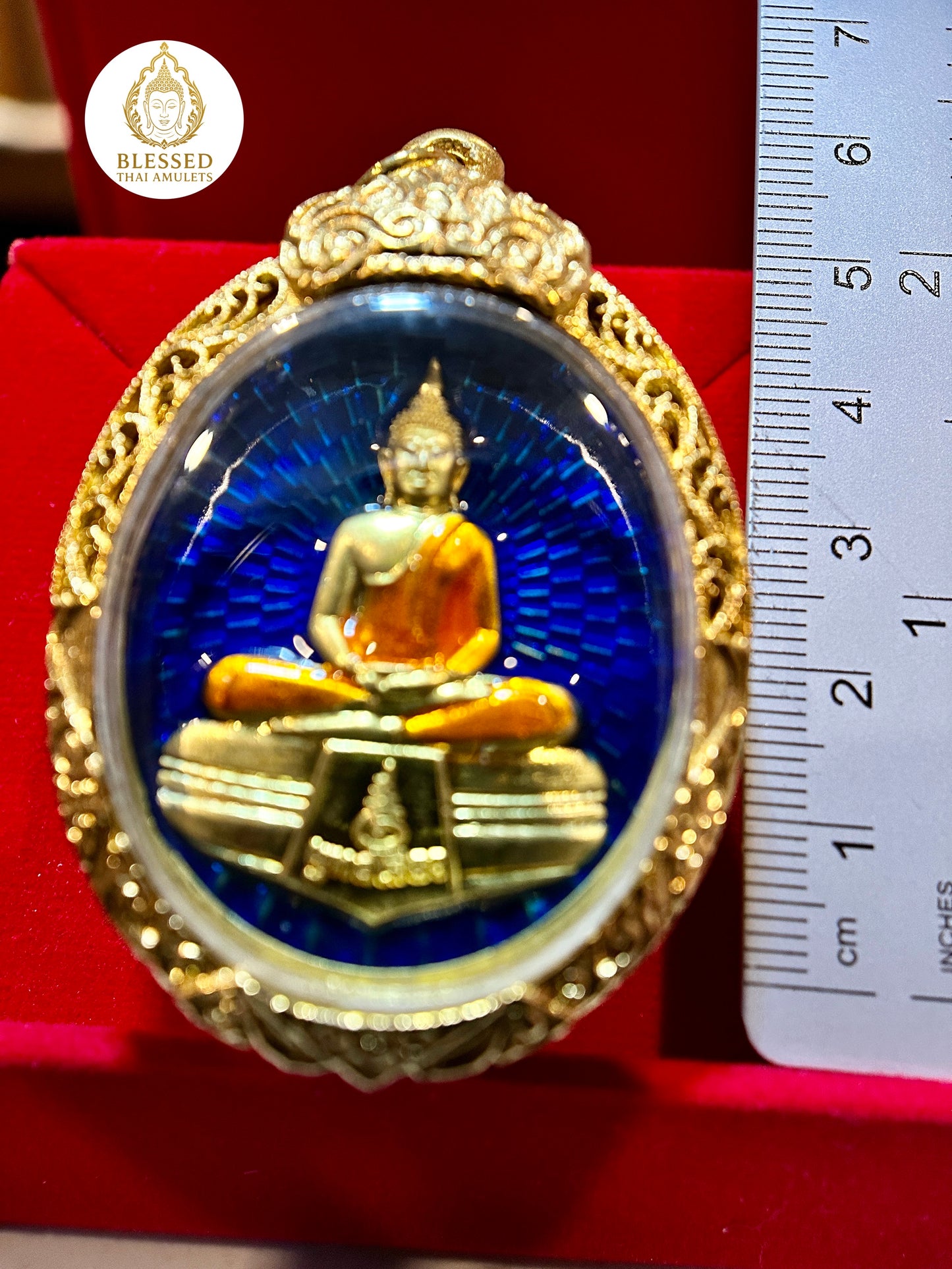 Golden Buddha Radiance (Blue)