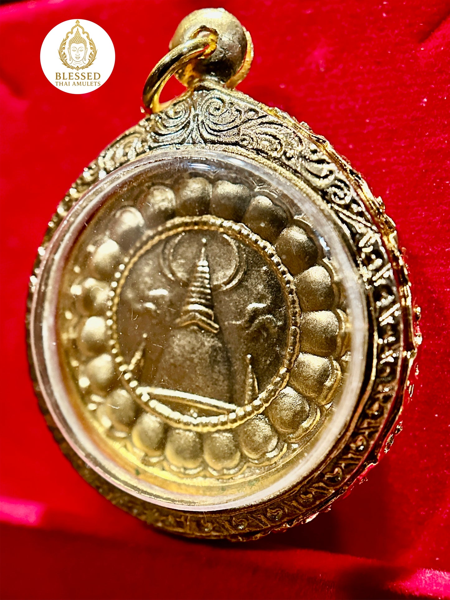 Naga-Protected Bodhisattva (Blue/Gold)