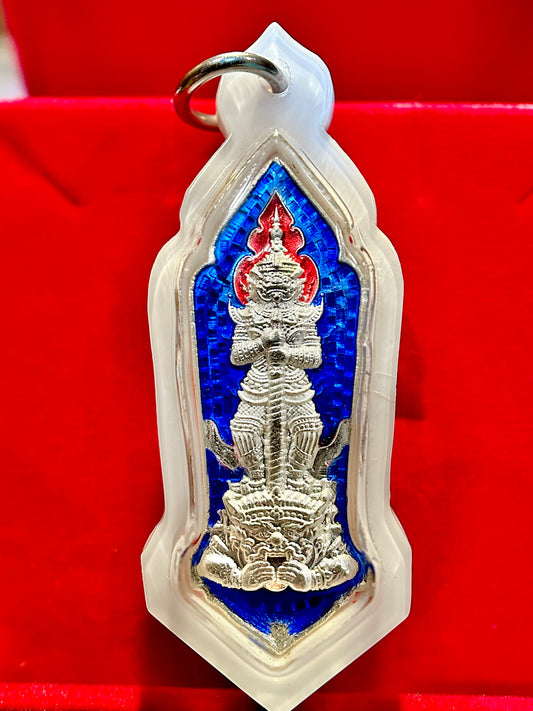 Tao Wessuwan Silver & Sapphire Guardian