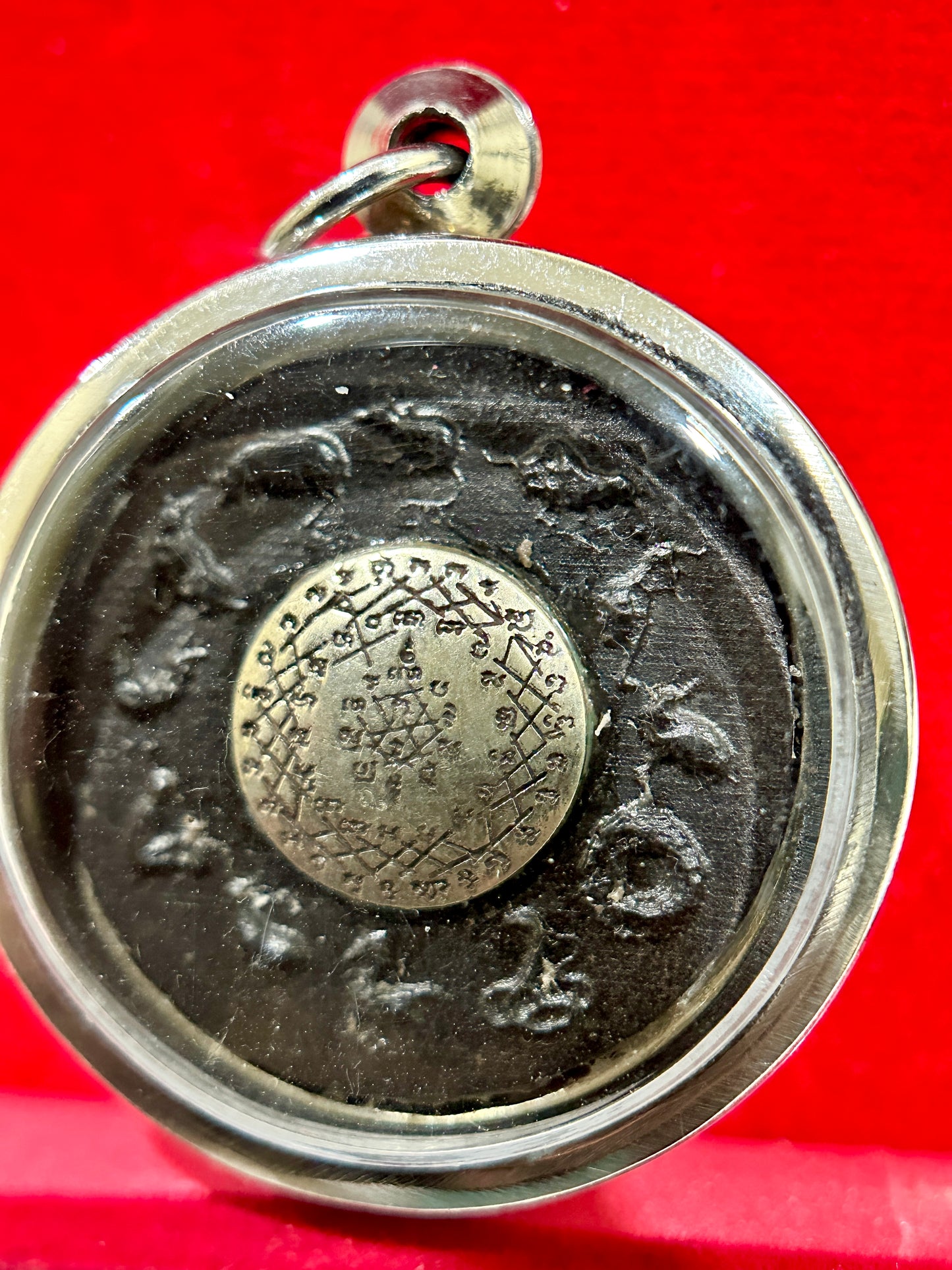 Rahu Devouring the Moon Zodiac Yantra Amulet