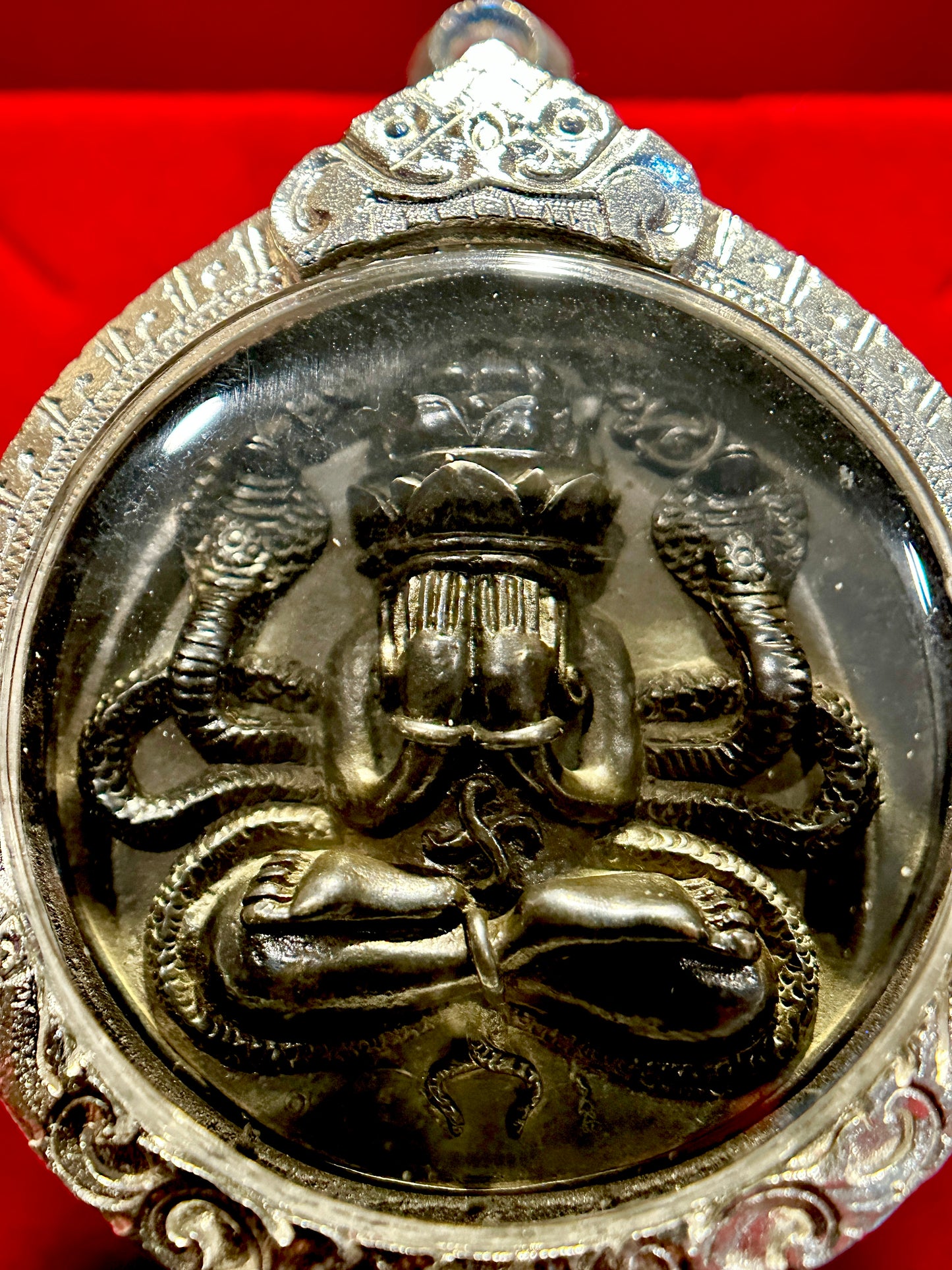 Phra Pidta Serpent King (Blackened Bronze Edition)