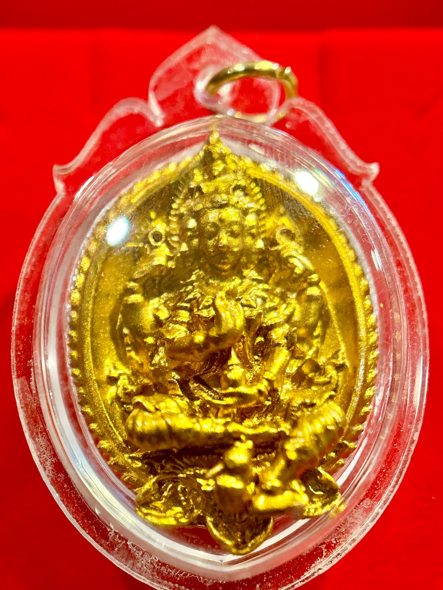 Phra Phrom Four-Faced Blessing (Gold Relief Edition)